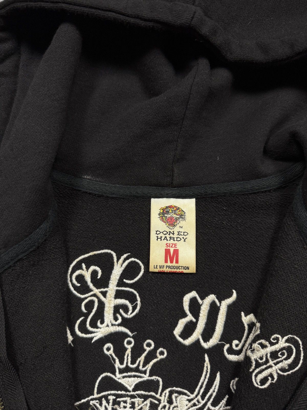 Ed Hardy Y2K Rare Crazy Ed Hardy Zipper Hoodie Size US M / EU 48-50 / 2 - 13 Thumbnail