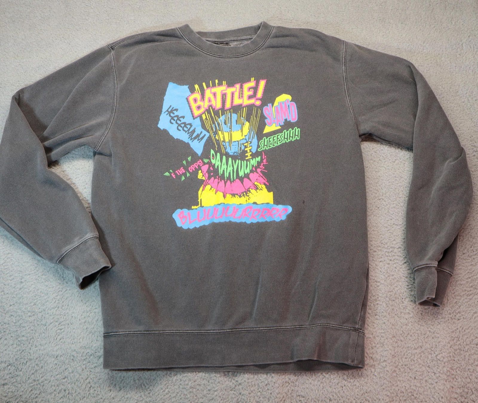 Battenwear Battle Sports Sweater Adult Medium Grey Graphic Print Size US M / EU 48-50 / 2 - 2 Thumbnail