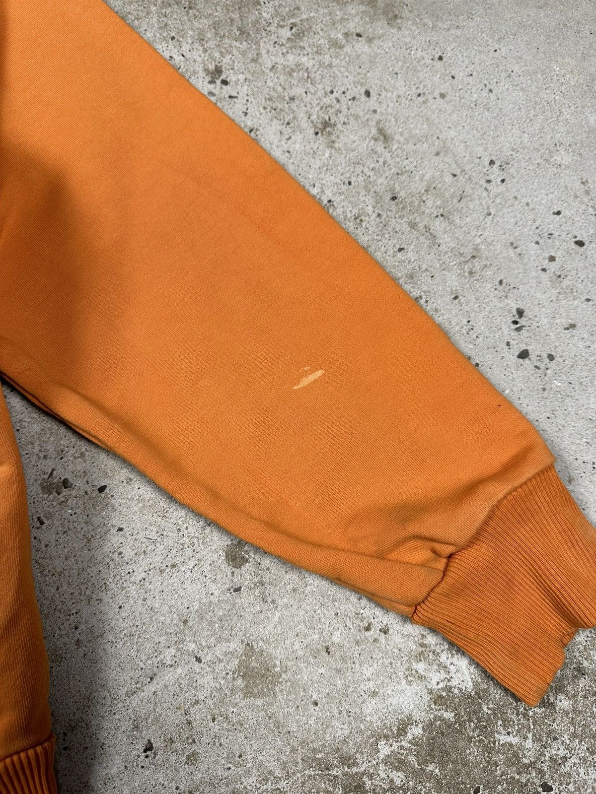 Diesel × Vintage Vintage Diesel Big Logo Reworked Boxy Orange Hoodie Size US L / EU 52-54 / 3 - 4 Thumbnail