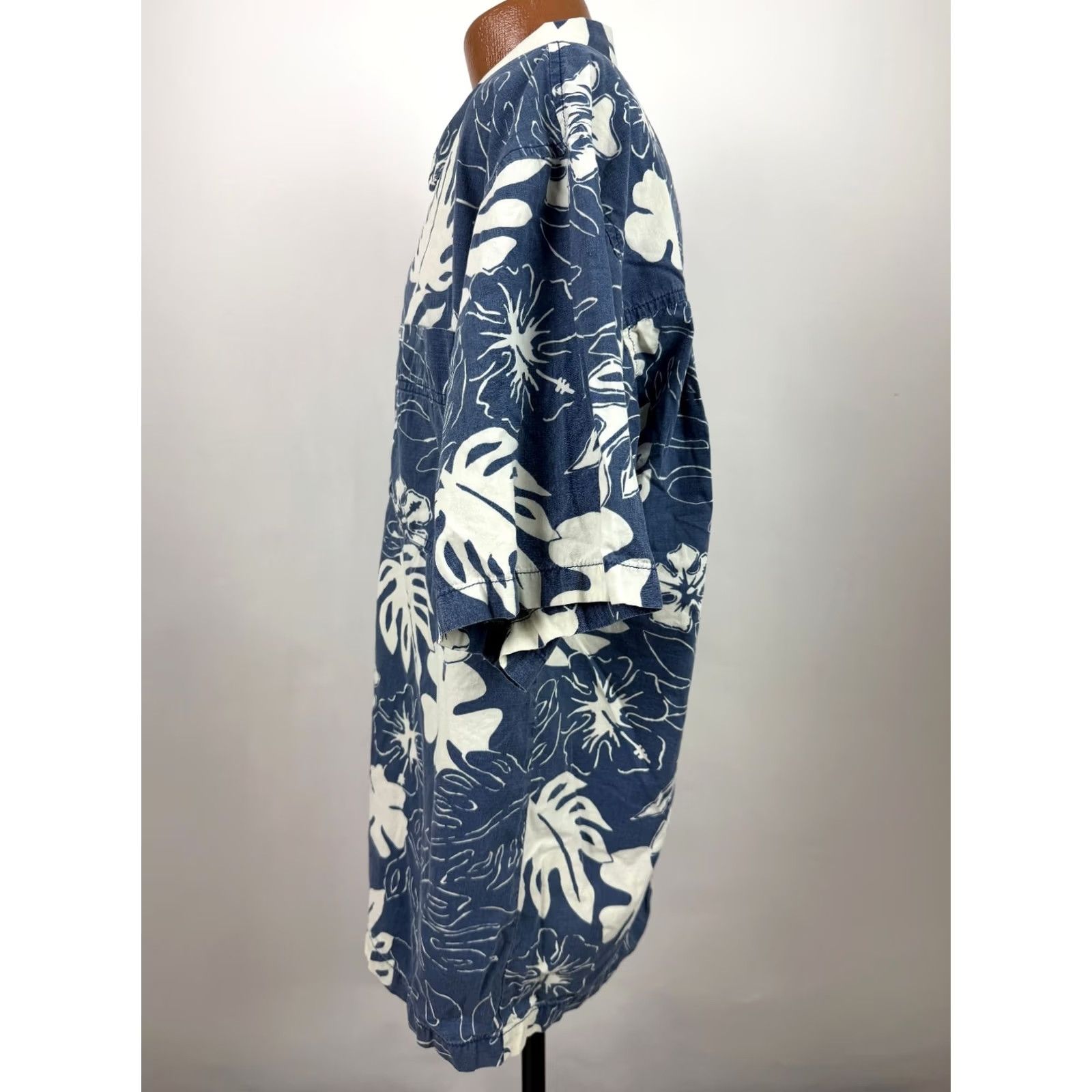 Quiksilver VINTAGE Quiksilver Shirt Men XL Hawaiian Floral Leaf Surf Skate Beach Cotton Blue 90s Size US XL / EU 56 / 4 - 6 Thumbnail