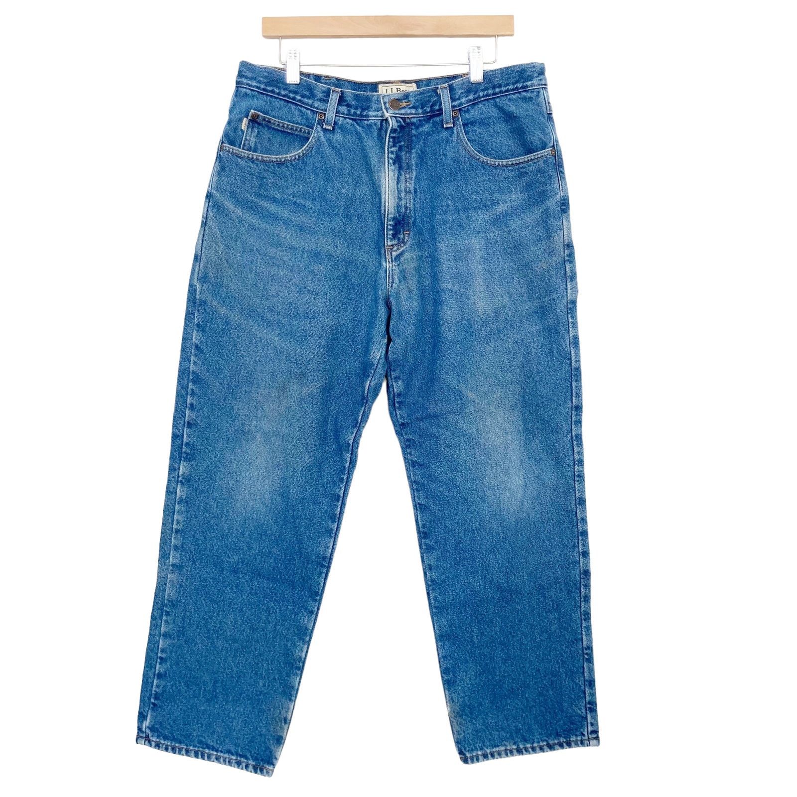 L.L. Bean LL Bean Flannel Lined Natural Fit Jeans Sz 36x29 Size US 36 / EU 52 - 1 Thumbnail