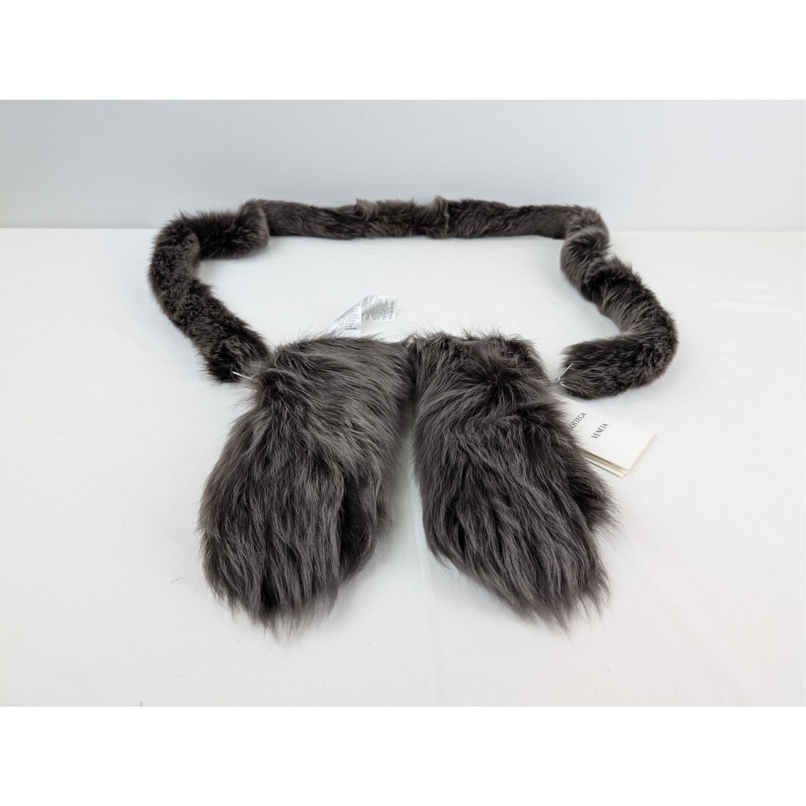 Bottega Veneta o1rshd1 Size: 7 /DUP/ Men Bleached Toscana Shearling Gloves Size ONE SIZE - 2 Thumbnail