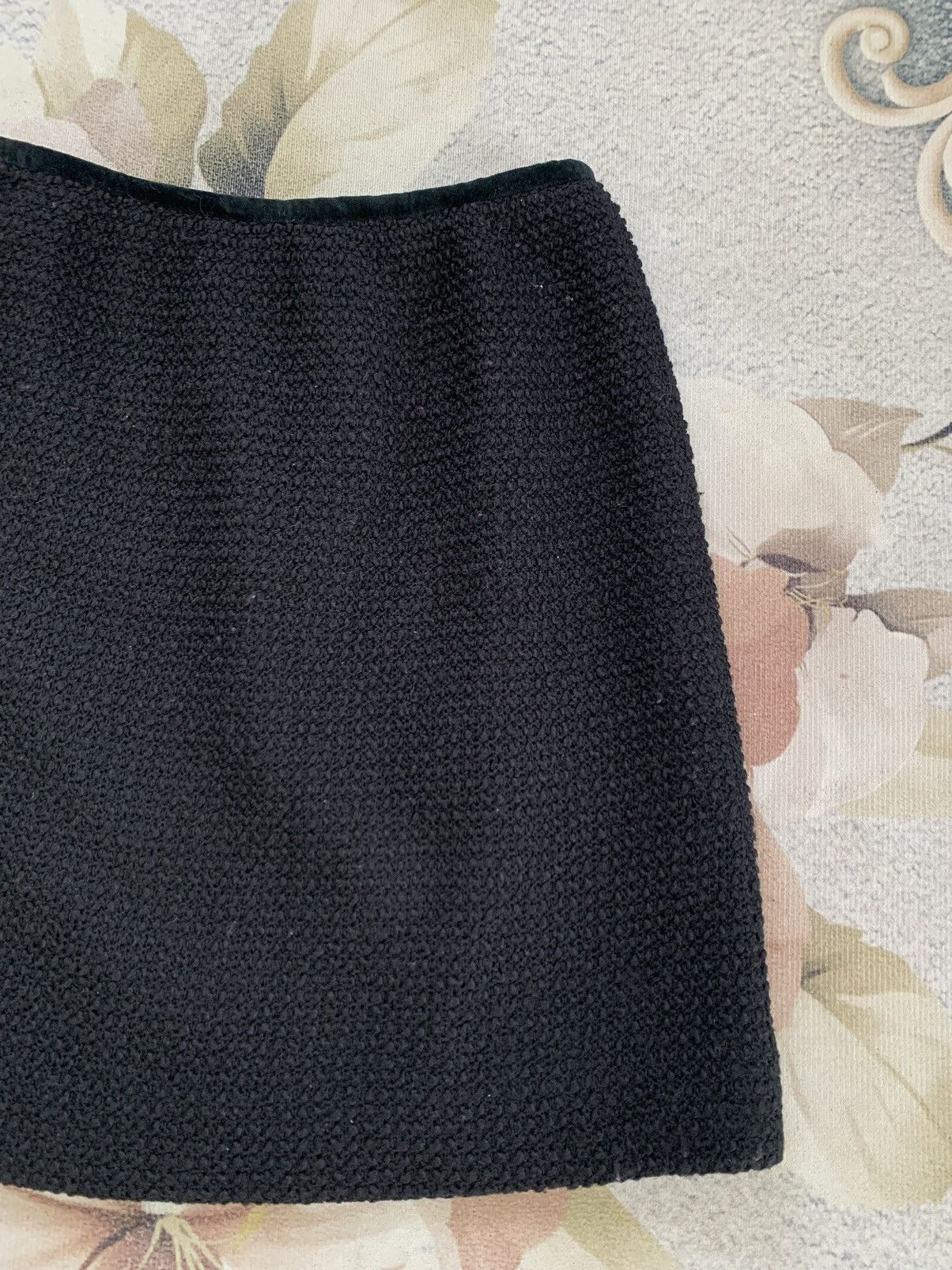 Balenciaga La Mode Balenciaga Blend Wool Skirt Made in Japan Size 24" / US 00 / IT 34 - 4 Thumbnail