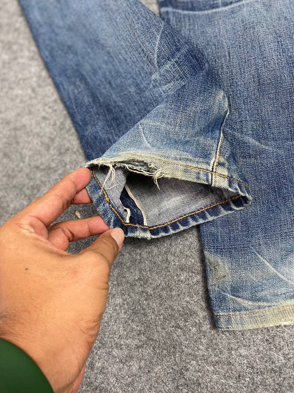 Japanese Brand vintage japanese brands selvedge denim distressed Size US 35 - 8 Thumbnail