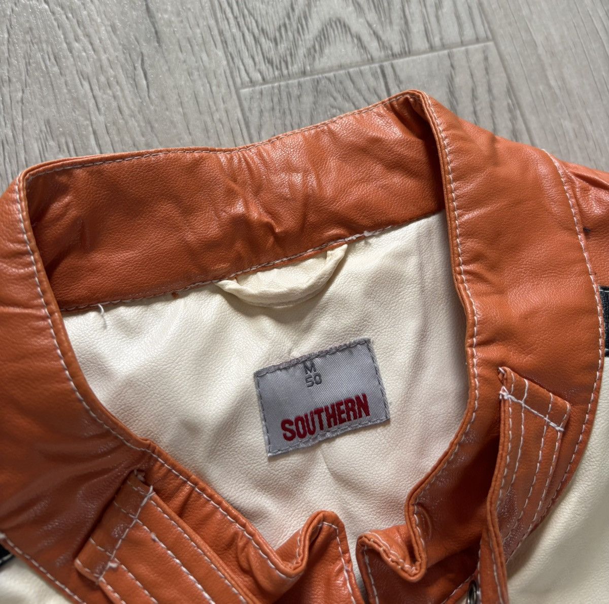 Vintage Vintage Monza Motorcycle Racing Leather Jacket Size US M / EU 48-50 / 2 - 6 Thumbnail