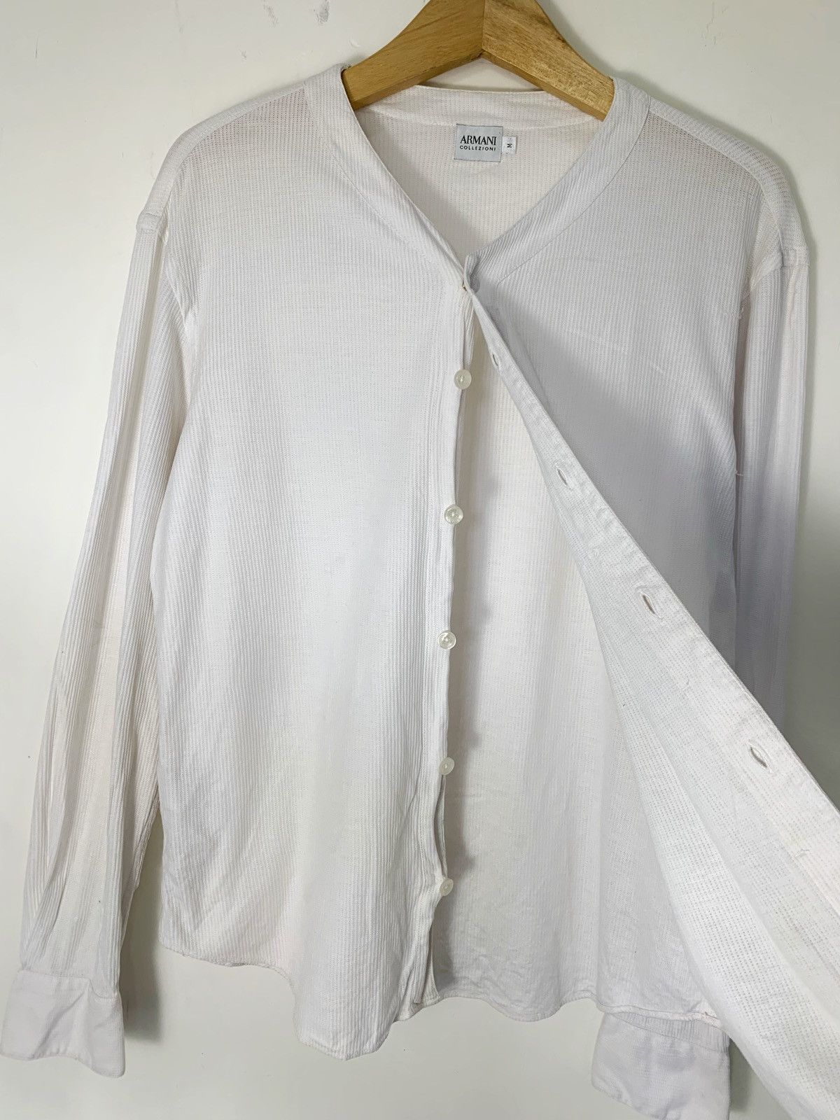 Armani Collezioni Armani collezioni waffle longsleeve outer Size US M / EU 48-50 / 2 - 14 Thumbnail