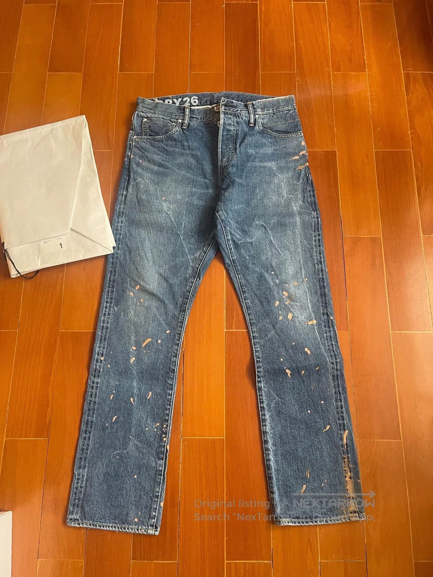 Visvim Blue Distressed Denim Pants Size 30. Size US 30 / EU 46 - 1 Thumbnail