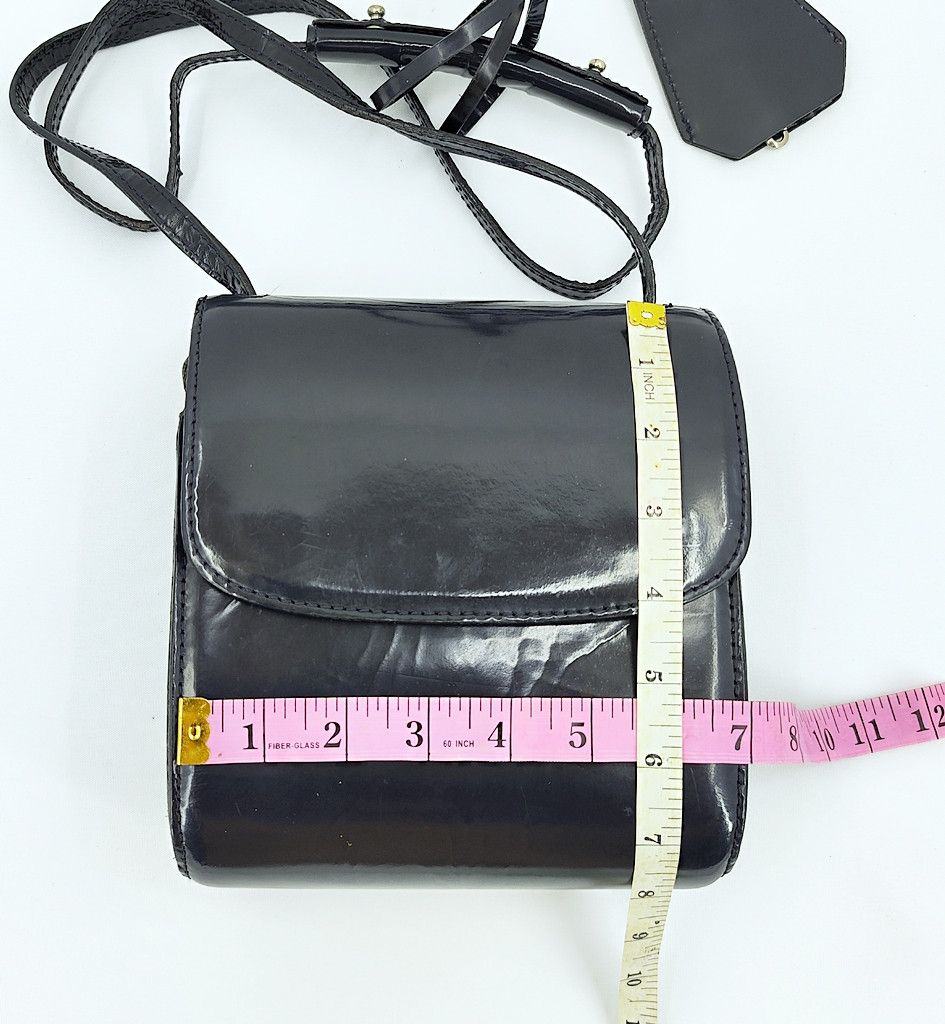 Marques'Almeida MARQUES ALMEIDA full leather glossy sling bag Size ONE SIZE - 11 Thumbnail