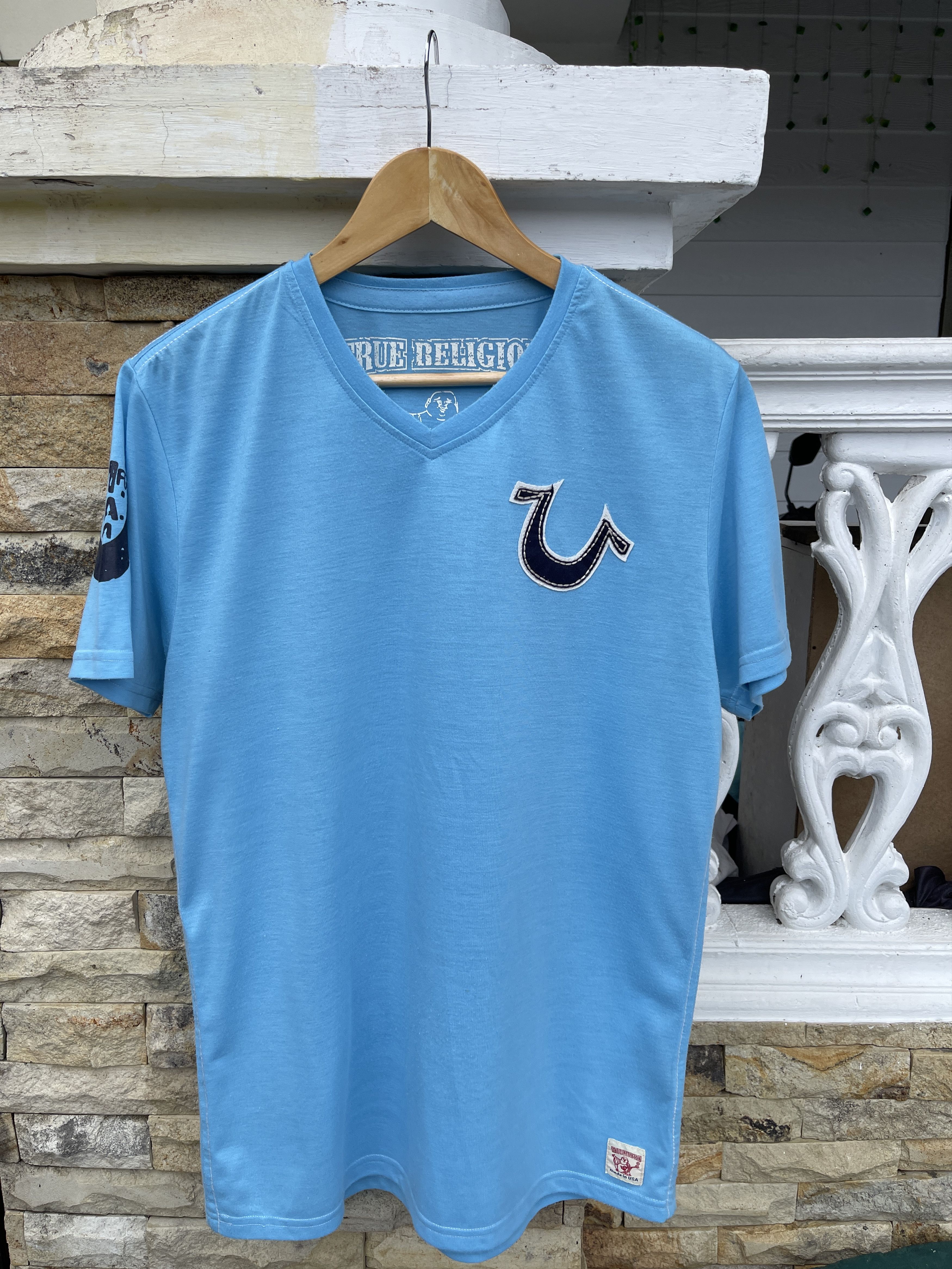 True Religion Last Drop🔥Rare🔥True Religion Blue T Shirt Size US L / EU 52-54 / 3 - 1 Thumbnail