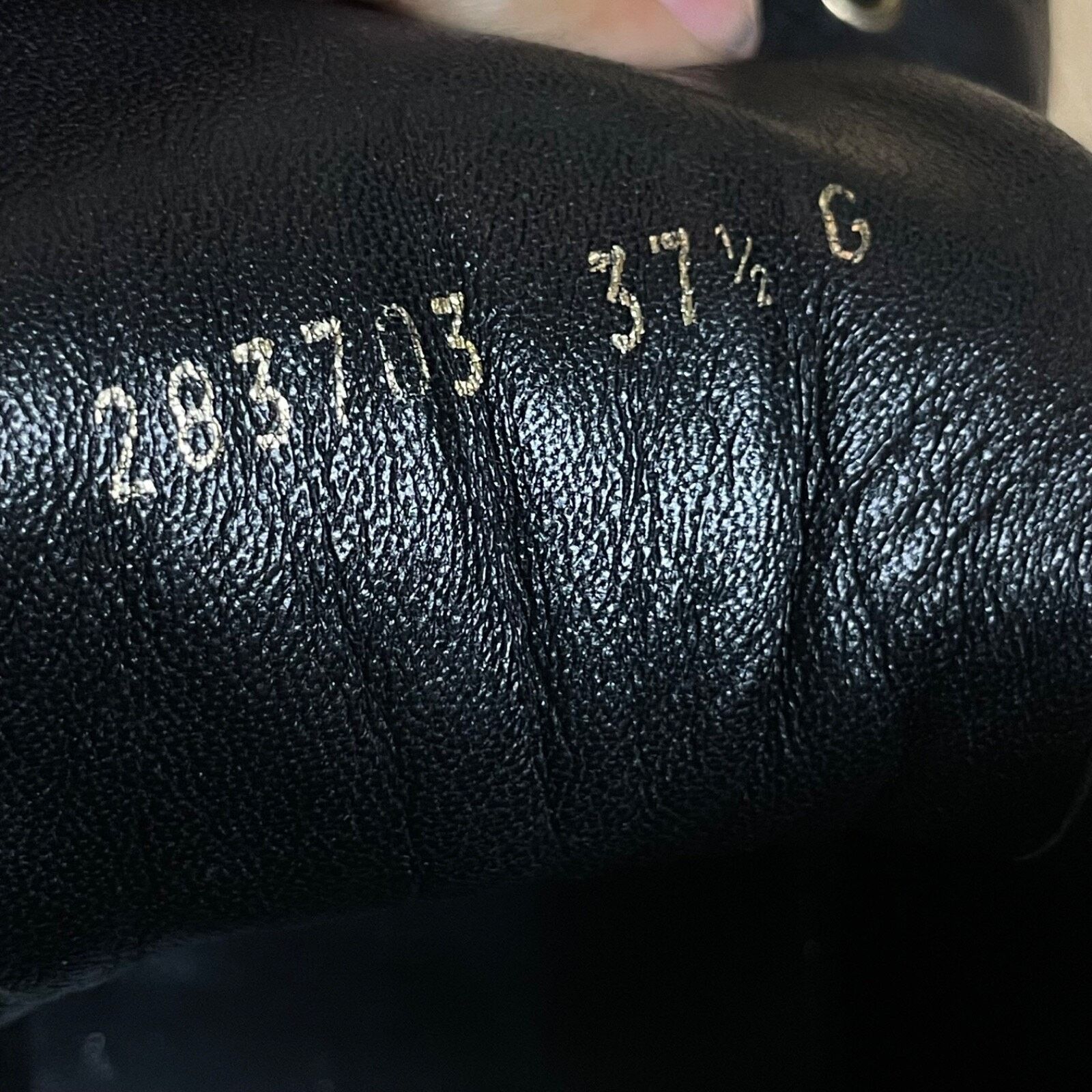 Gucci GUCCI Sneakers GG Web Dapper Black Leather High Top Monogram Size US 7.5 / IT 37.5 - 14 Thumbnail