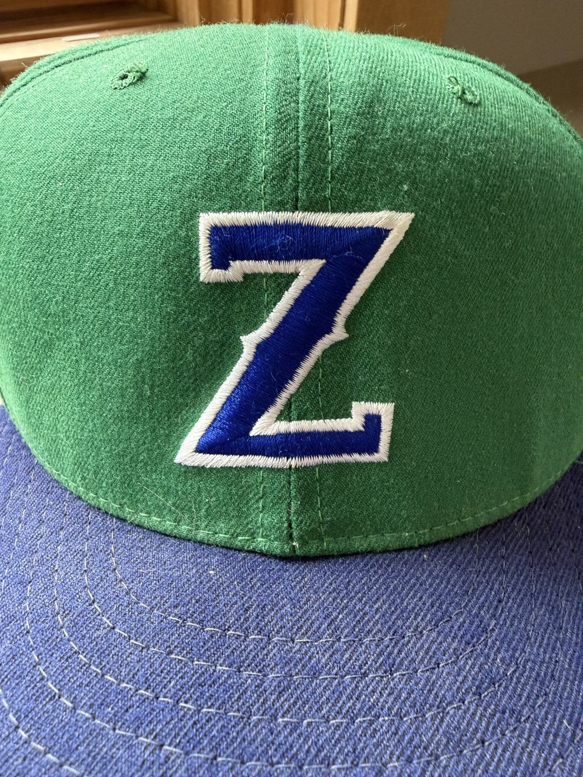 New Era Vintage 80s Denver Zephyrs New Era Fitted Hat 7 3/8 Size ONE SIZE - 2 Thumbnail