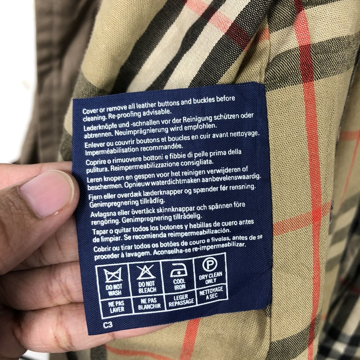Burberry 🔥VINTAGE LONG JACKET TRENCH COAT BURBERRYS NOVA CHECK Size US M / EU 48-50 / 2 - 19 Thumbnail
