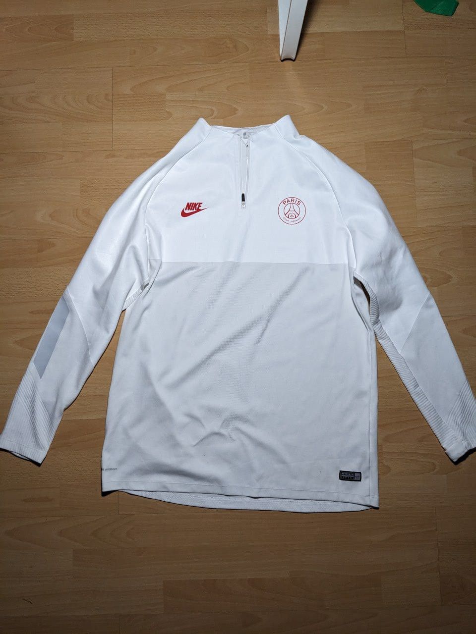 Nike × Vintage Paris Saint-Germain Nike Vaporknit PSG 3/4 zip hoodie Drill Size US XL / EU 56 / 4 - 1 Thumbnail