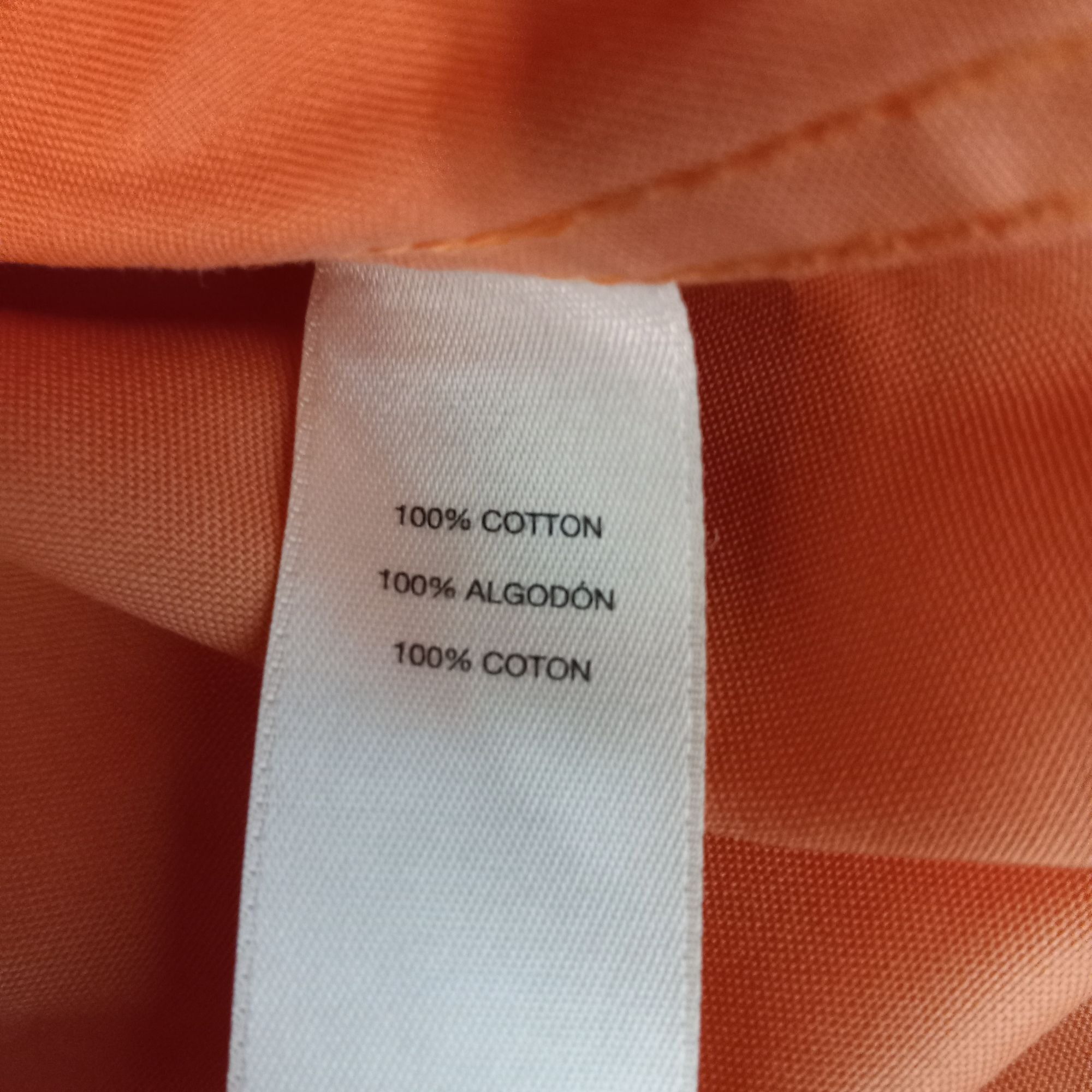 Chicos Chicos Size 2 Large Blouse Womens Orange No Iron Cotton Size L / US 10 / IT 46 - 10 Thumbnail