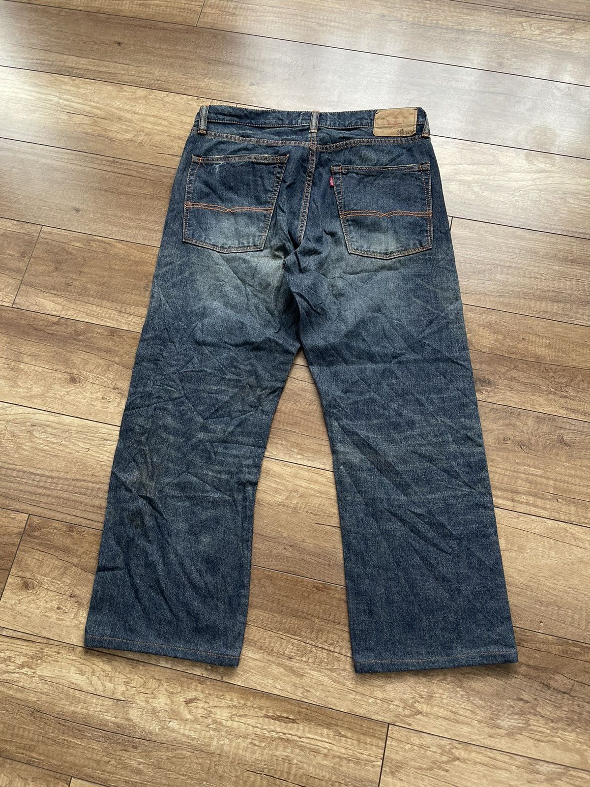 Vintage GL Heart Japan Vintage Denim Jeans Pants Cropped Size US 33 - 2 Thumbnail