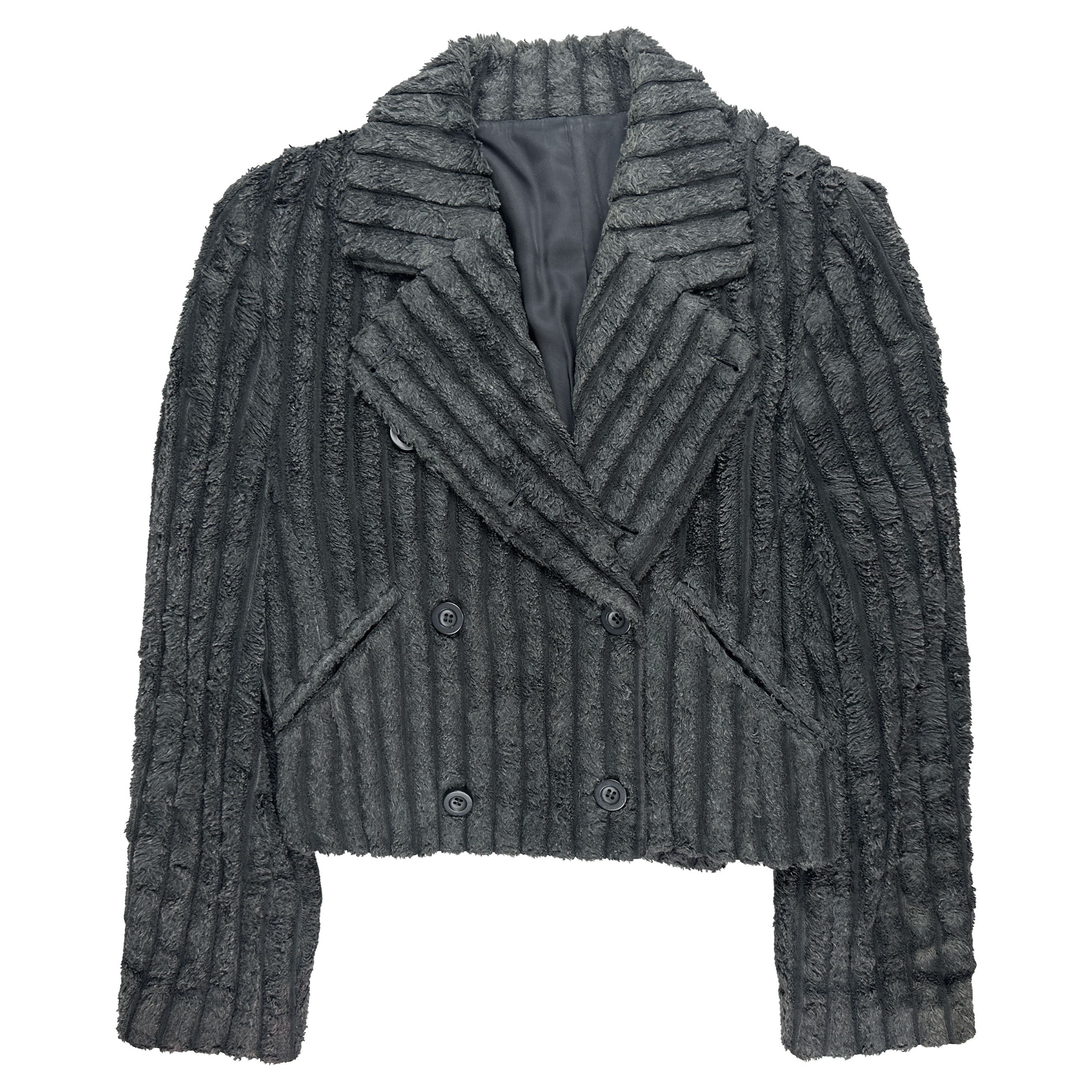 Issey Miyake Issey Sport Corduroy Cropped Blazer Size US S / EU 44-46 / 1 - 1 Thumbnail