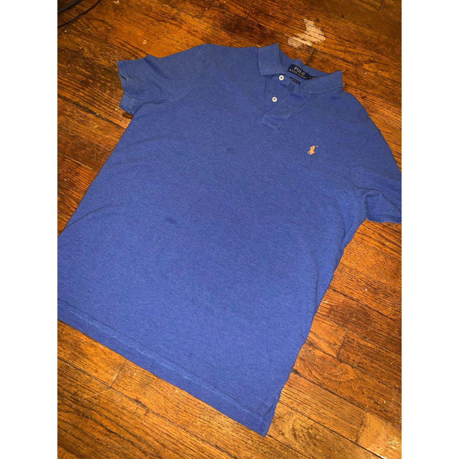 Polo Ralph Lauren Polo Ralph Lauren Polo Shirt Blue Orange Pony XL Classic Fit Size US XL / EU 56 / 4 - 3 Thumbnail