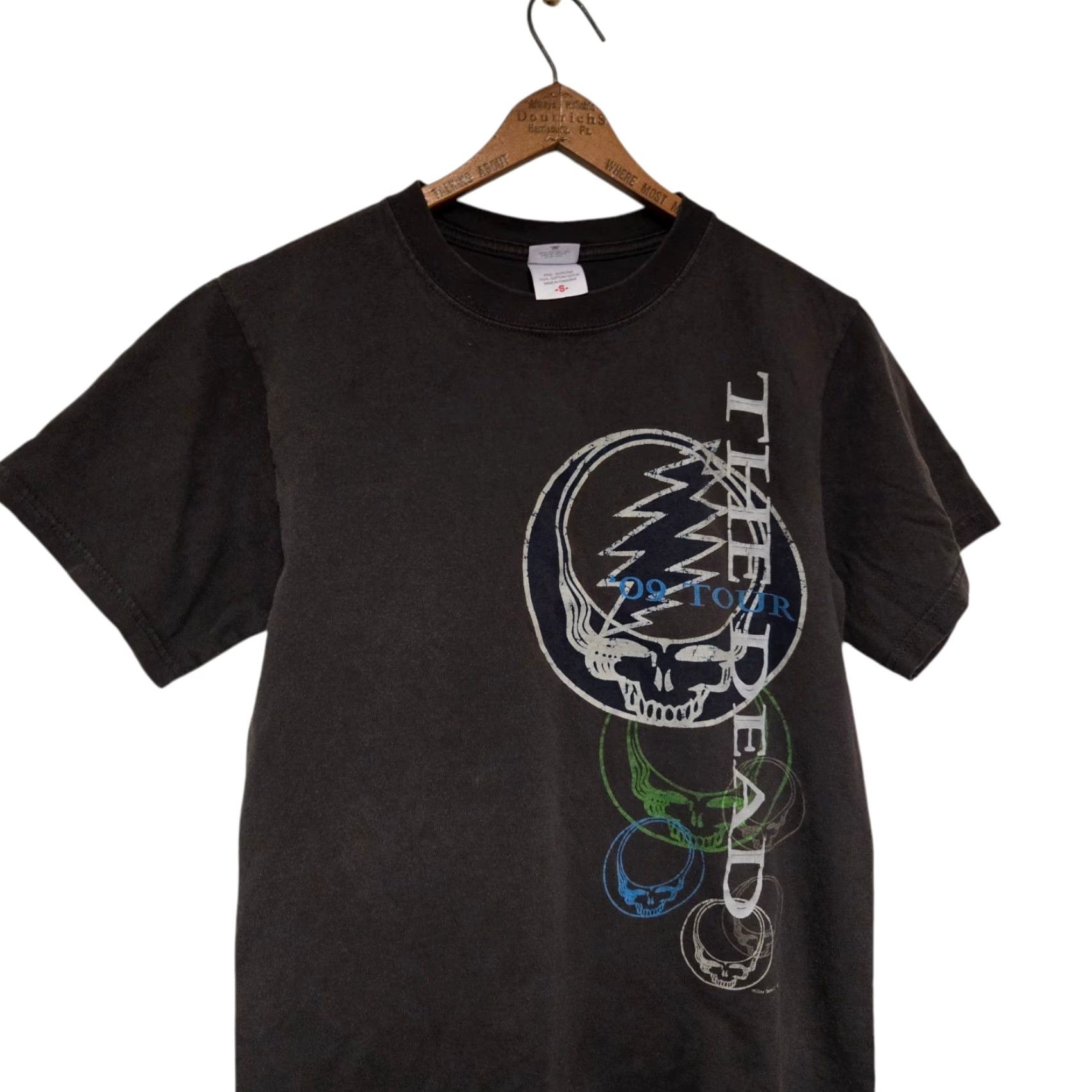 Anvil Grateful Dead The Dead ‘09 Tour Mens Small T Shirt Gray on Anvil Size US S / EU 44-46 / 1 - 3 Thumbnail