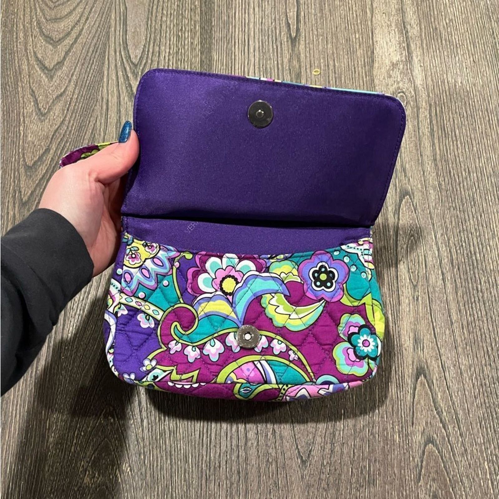 Vera Bradley Vera Bradley Crossbody Bag Floral Paisley Quilted Flap Front Size ONE SIZE - 4 Thumbnail