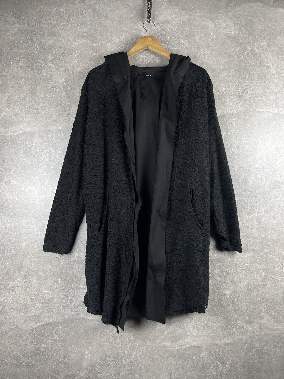 Other Avant Garde Gothic Opium Black Open Hooded Coat Oversized Size US L / EU 52-54 / 3 - 2 Thumbnail