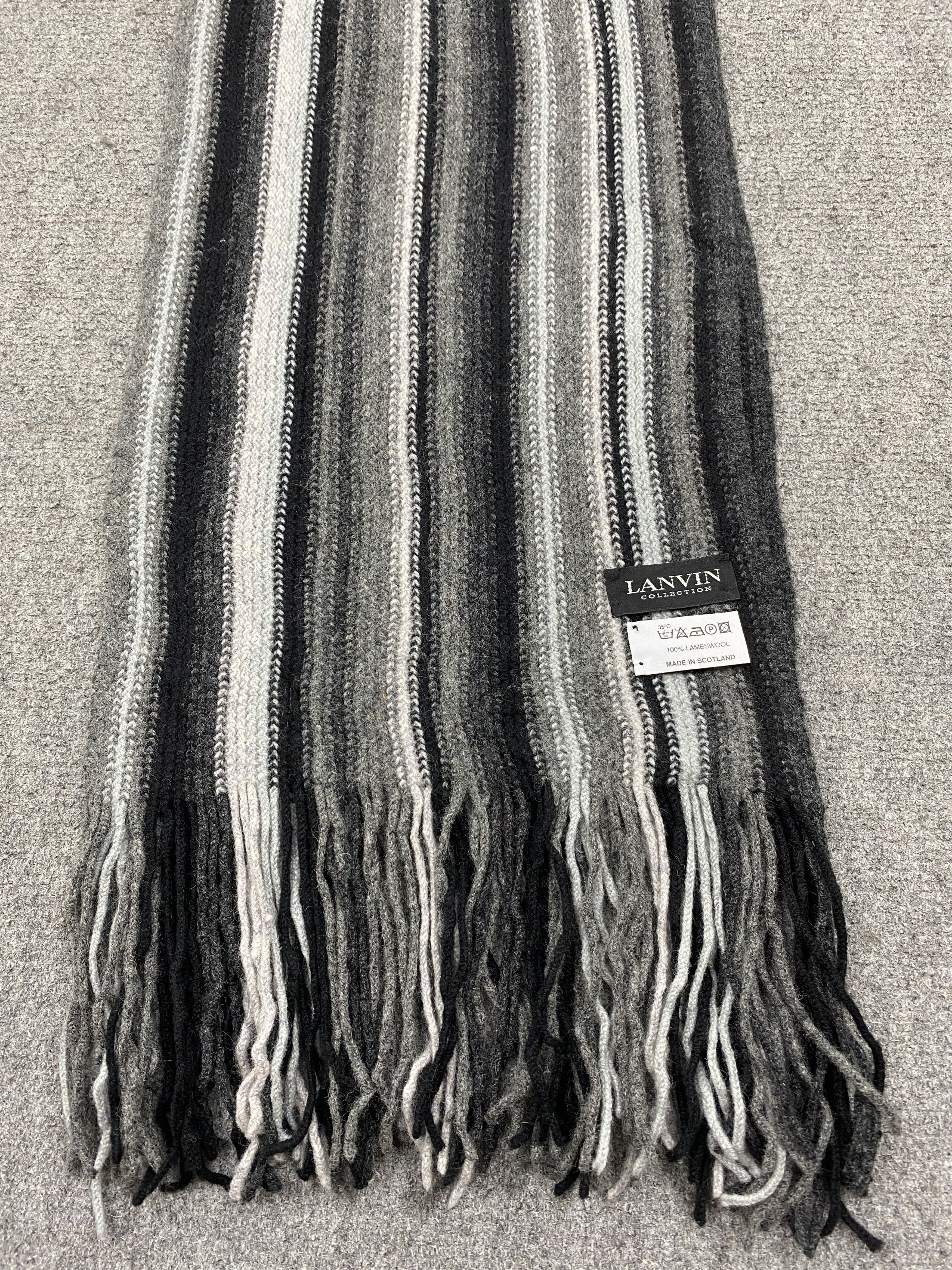 Lanvin Lanvin Stripes Scarf Muffler - SC0148 Size ONE SIZE - 4 Thumbnail