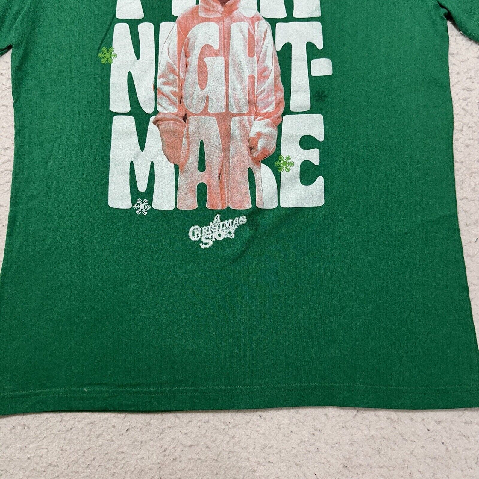 Other A Christmas Story XL Pink Nightmare Green Graphic T Shirt Size US XL / EU 56 / 4 - 3 Thumbnail