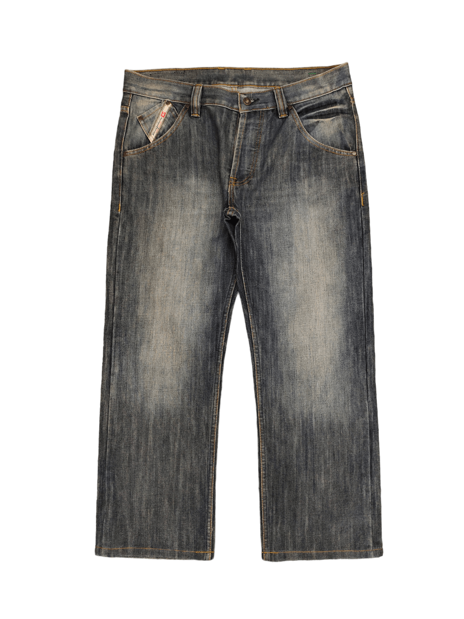 Diesel Vintage Y2k Diesel D Logo Embroidered Loose Denim Pants Size US 36 / EU 52 - 7 Thumbnail