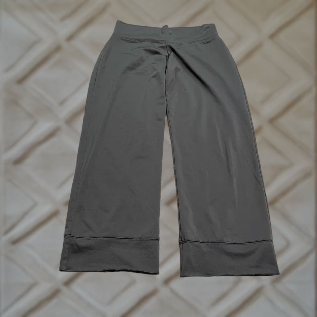Vintage So Sporty Leggings Women M Gray Athletic Casual Active Crop Straight Leg Style Size 32" / US 10 / IT 46 - 1 Thumbnail