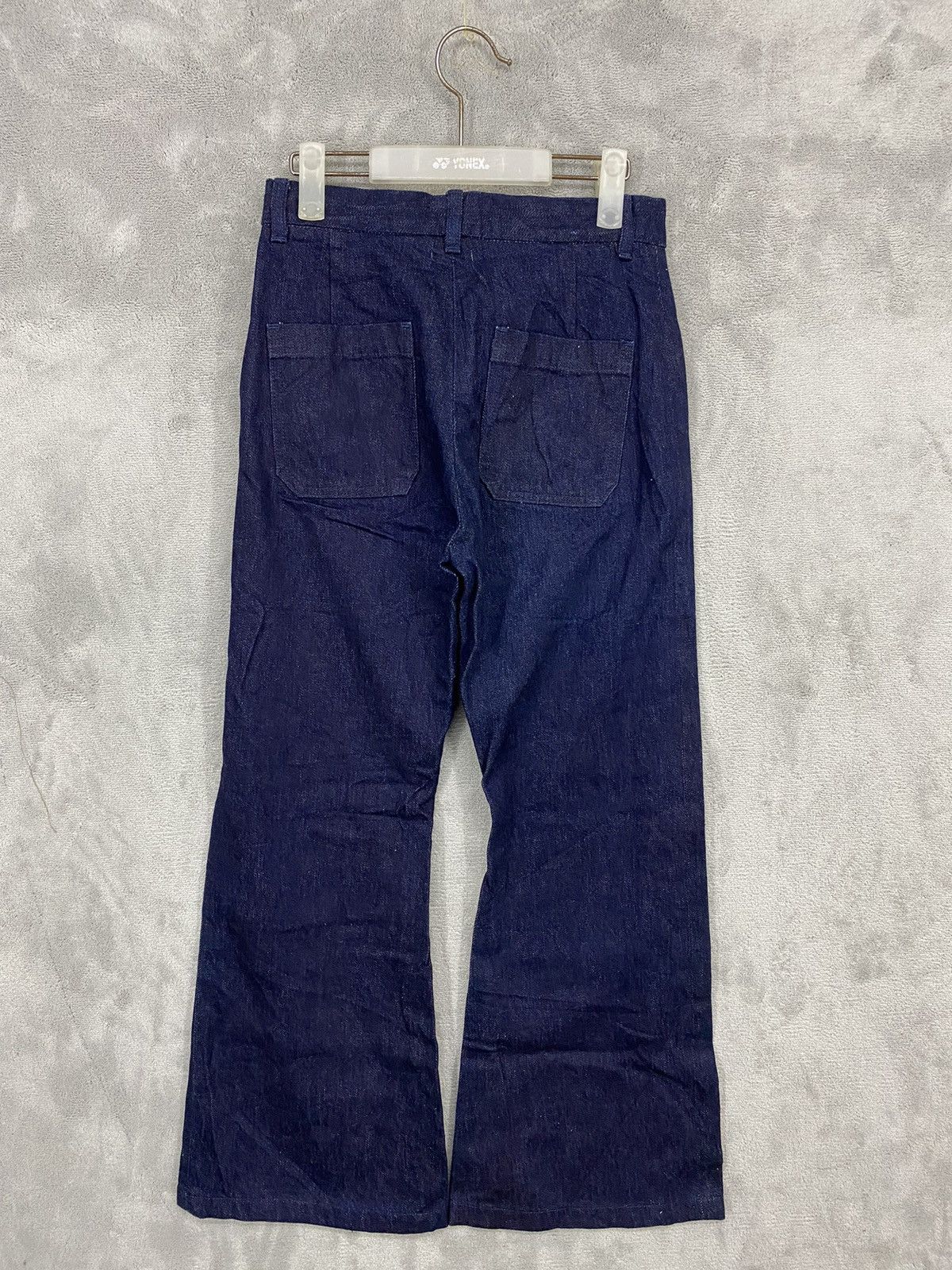 Vintage JAPANESE BRAND SEA BOOTCUT BLIE DENIM SELVEDGE Size US 26 / EU 42 - 3 Thumbnail
