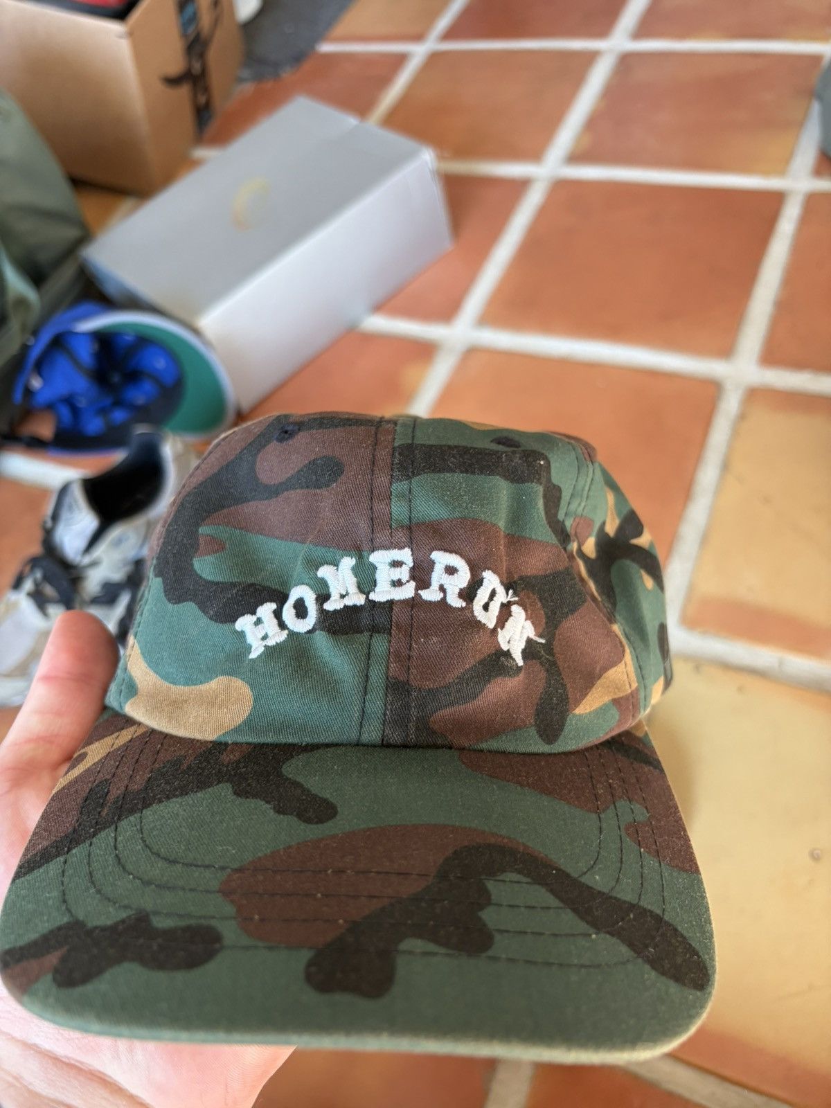 HOMERUN NYC TOKYO camo hat rare supreme