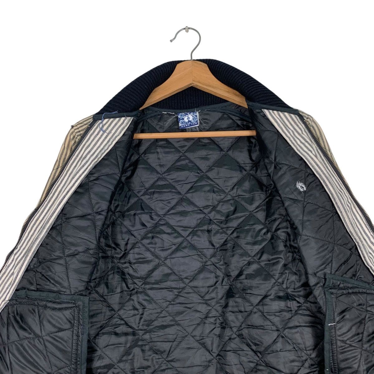 Hang Ten HANG TEN Hickory Stripe Quilted Bomber Jacket #1268-C57 Size US M / EU 48-50 / 2 - 12 Thumbnail