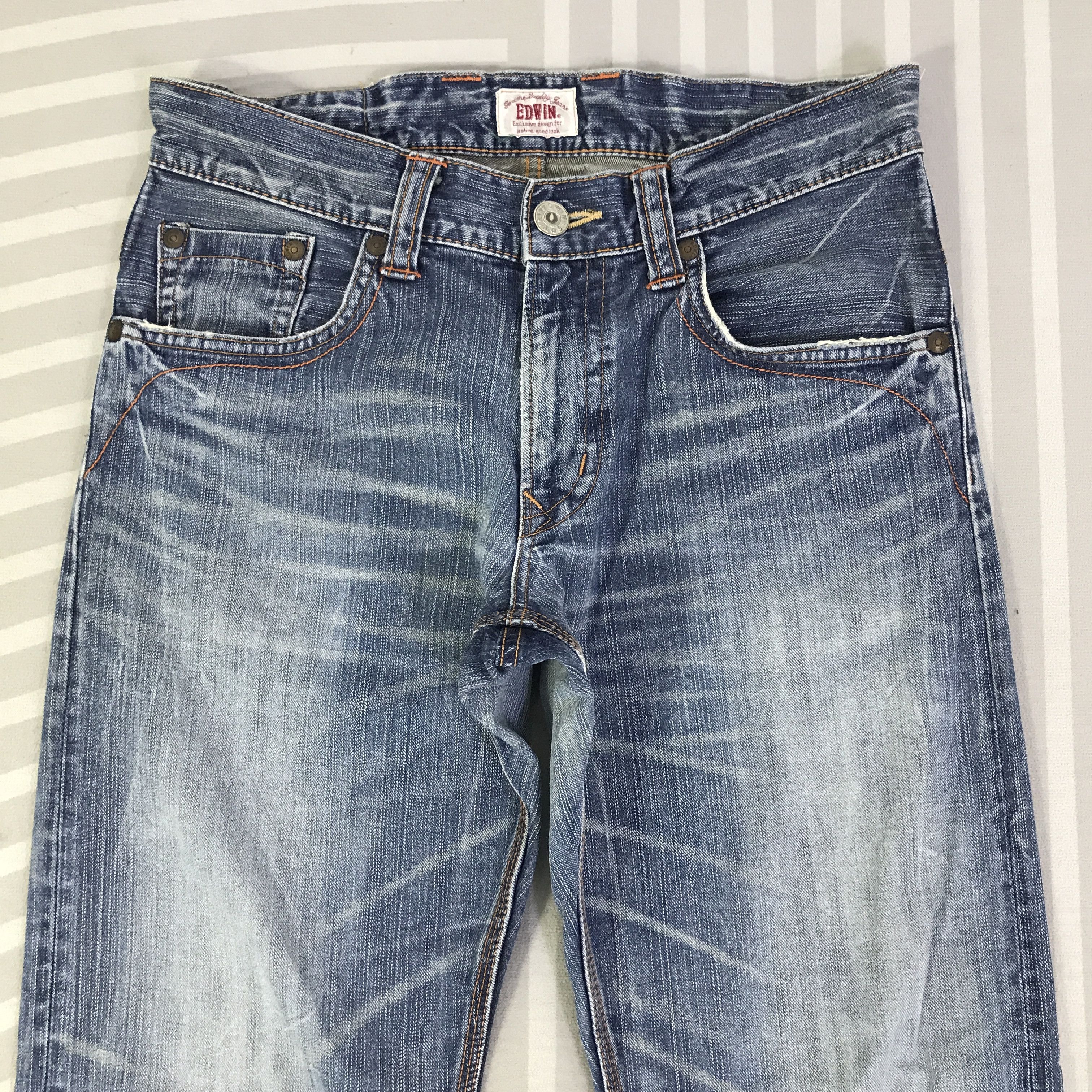 Edwin Vintage Edwin Japan denim Jeans K74B20 Size US 32 / EU 48 - 2 Thumbnail