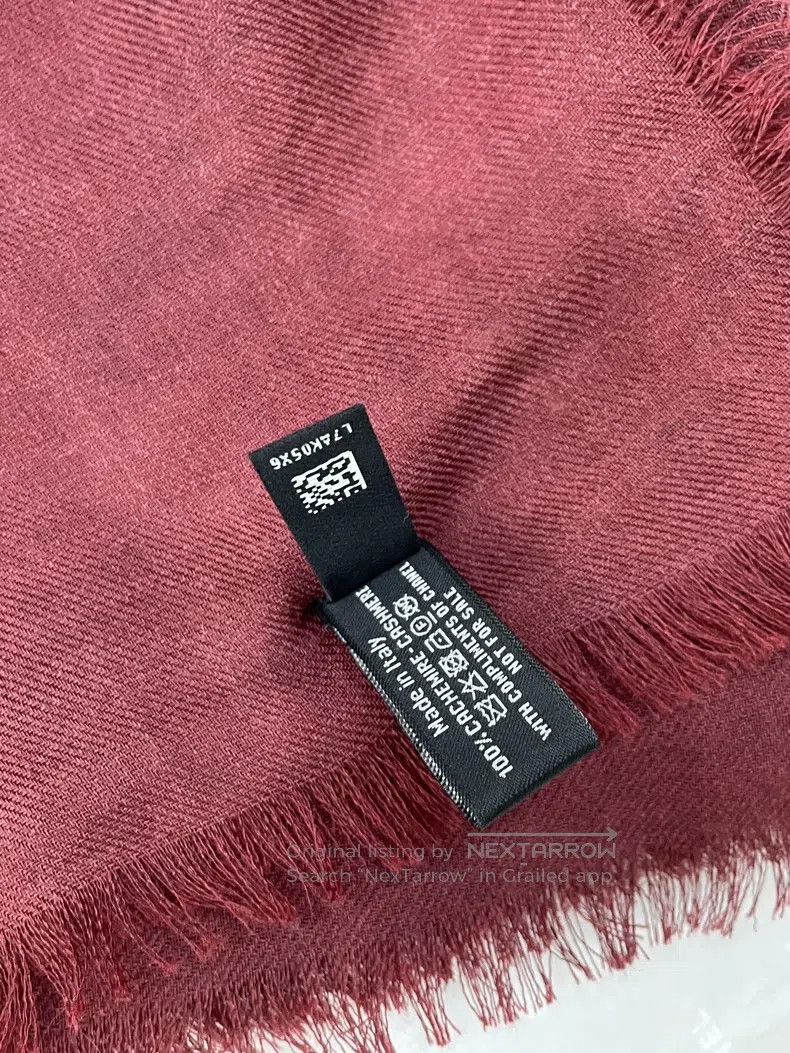 Chanel Chanel 26 vic gift limited cashmere scarf shawl Size ONE SIZE - 6 Thumbnail