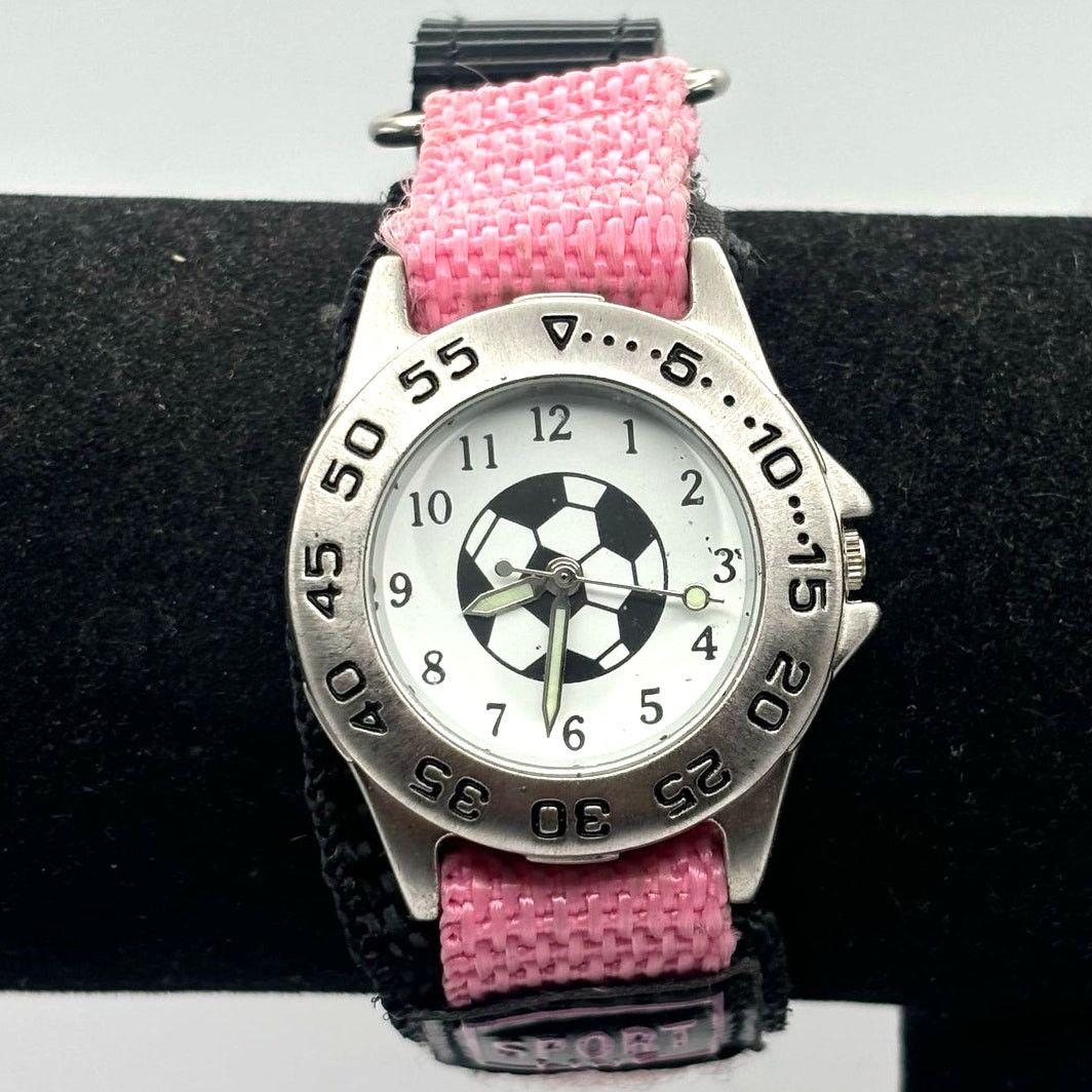 Other Silver & Pink Soccer Watch Size ONE SIZE - 1 Thumbnail