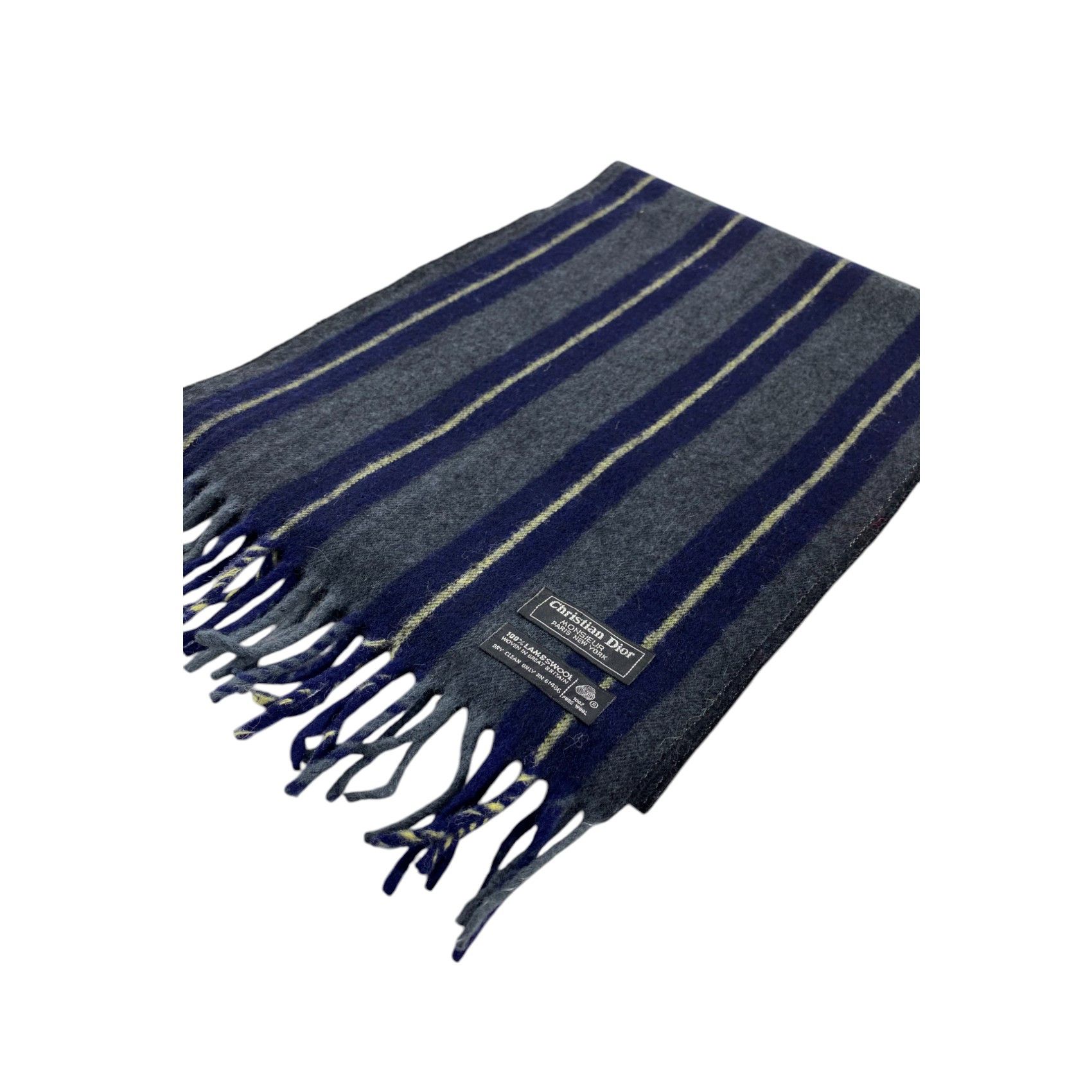 Vintage Christian Dior Monsieur Scarf / Muffler / Neckwear - WW1790 Size ONE SIZE - 3 Thumbnail