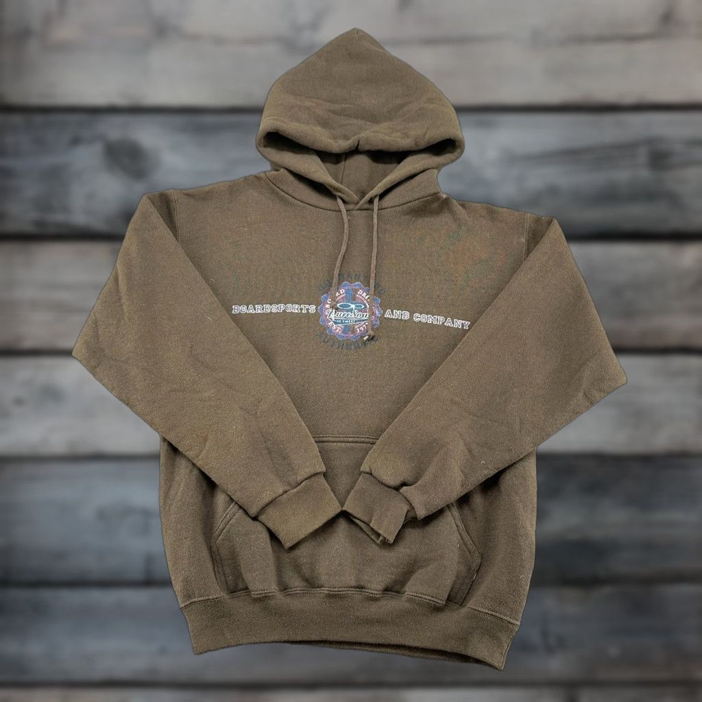 Ocean Pacific VINTAGE Ocean Pacific Hoodie Mens S Brown Pullover Cotton 90s Surf Skater Logo Knit Fleece Hooded Pullover Size US S / EU 44-46 / 1 - 1 Thumbnail