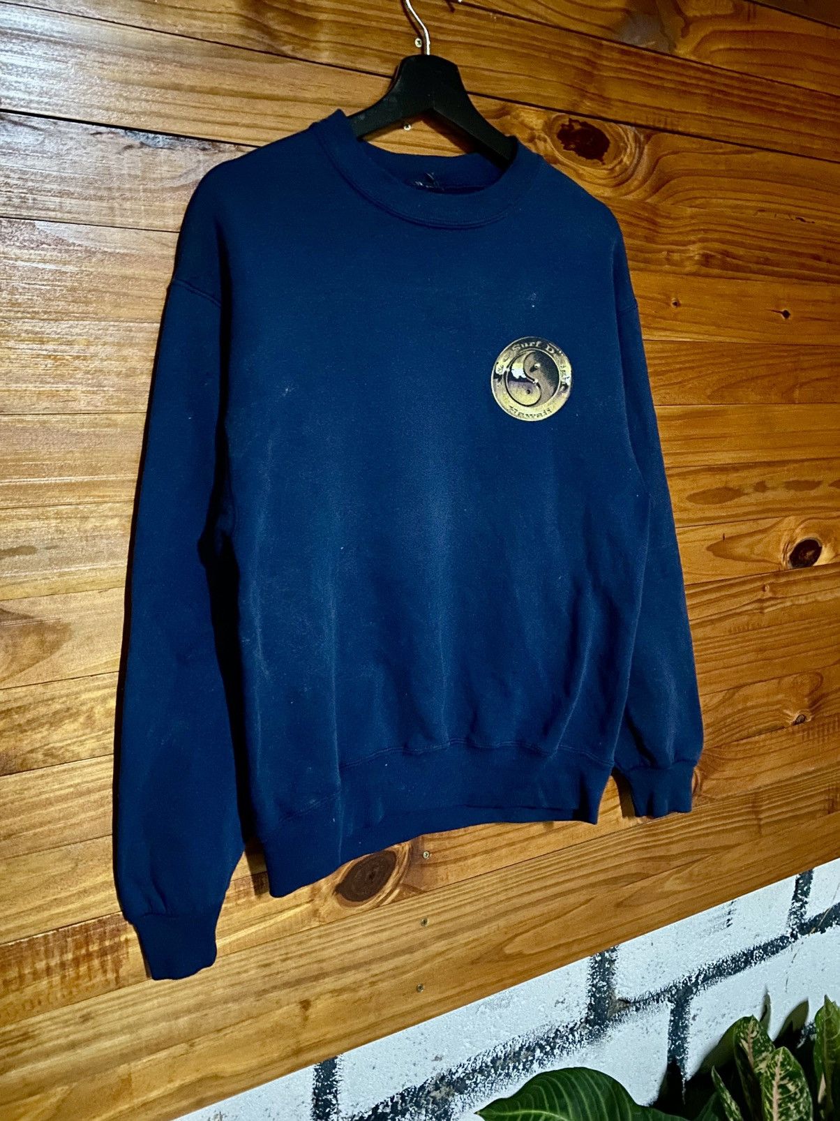 Vintage Vintage T&C Surf Designs Hawaii Sweatshirt – 1990s Navy Blue Size US M / EU 48-50 / 2 - 5 Thumbnail