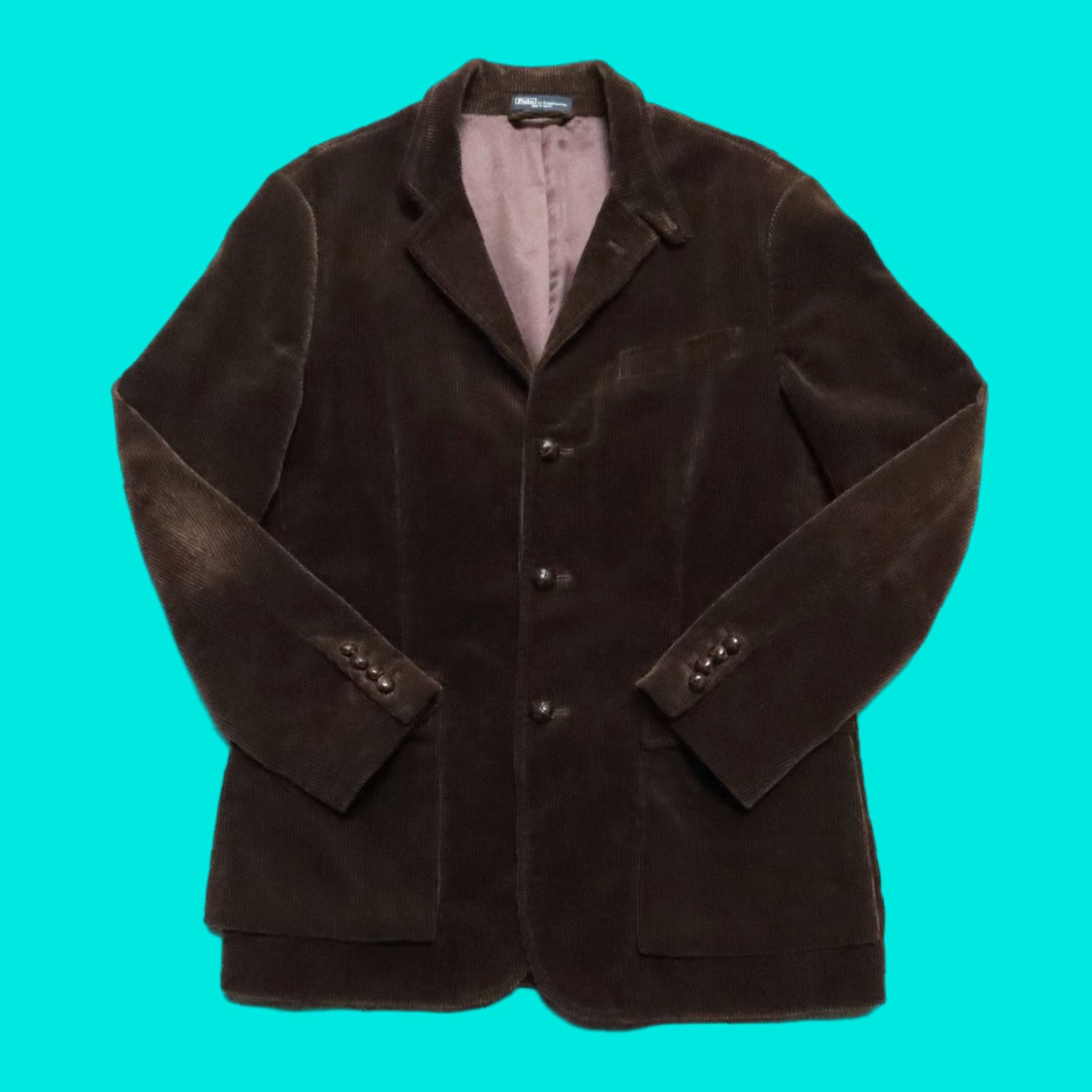 Ralph Lauren VINTAGE Polo Ralph Lauren Corduroy Blazer Sports Coat Jacket L Brown Mens Size US L / EU 52-54 / 3 - 1 Thumbnail