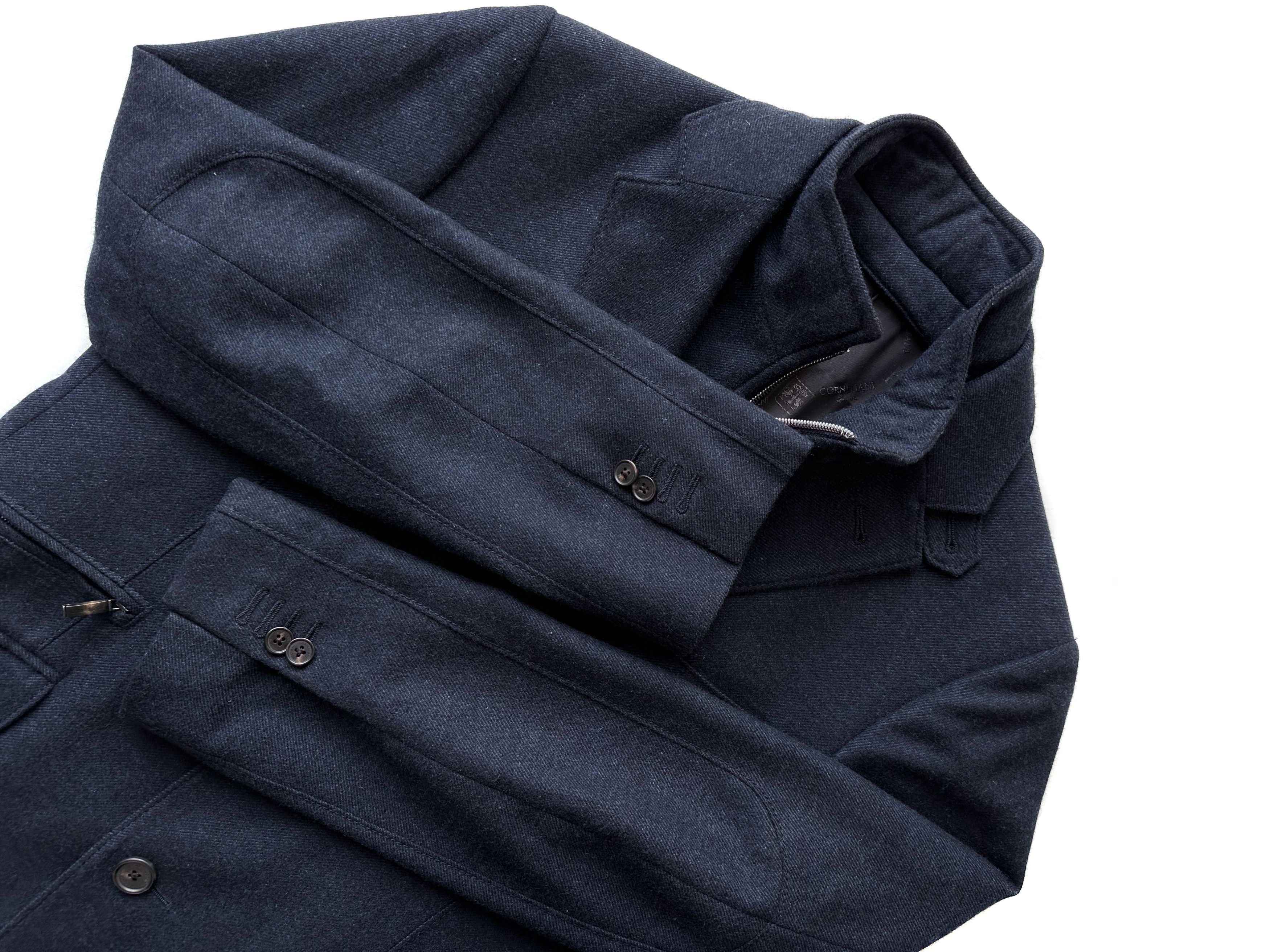 Corneliani Corneliani ID navy melange wool blazer jacket Size 50R - 5 Thumbnail