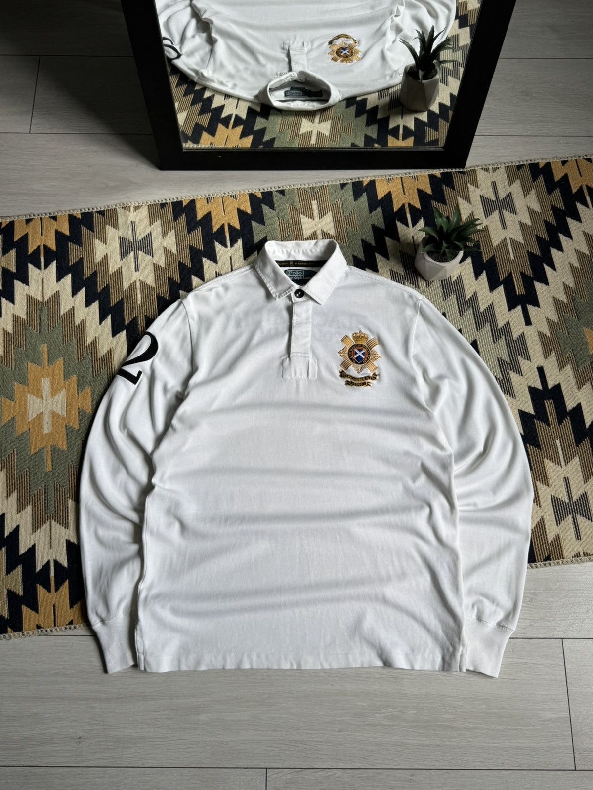 Vintage Polo Ralph Lauren Black Watch Rugby Longsleve