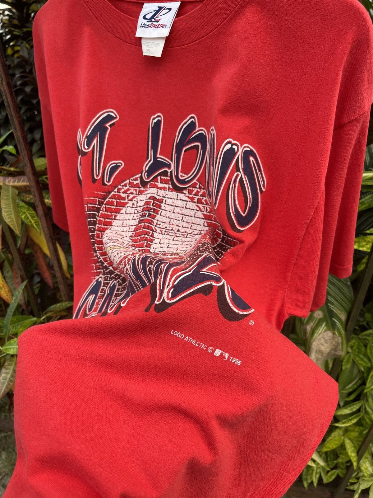 MLB × Vintage Last Drop🔥Rare🔥Vintage 90s St Louis Cardinals T-Shirt Size US L / EU 52-54 / 3 - 3 Thumbnail