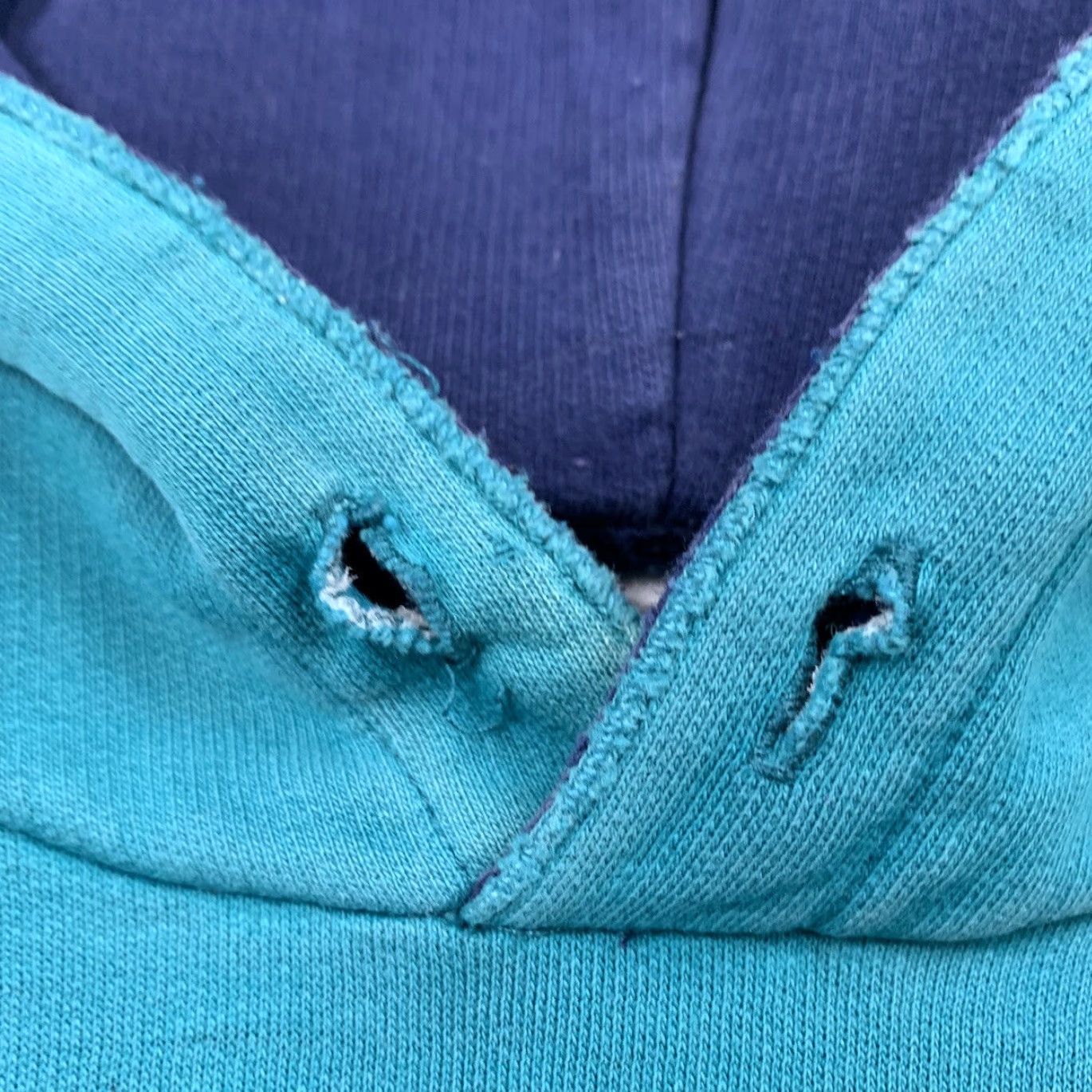 Nike Nike Vintage Sweatshirt Mens T Shirt Tonal Hoodie Center Swoosh Blue 80s Rap Size US XL / EU 56 / 4 - 3 Thumbnail