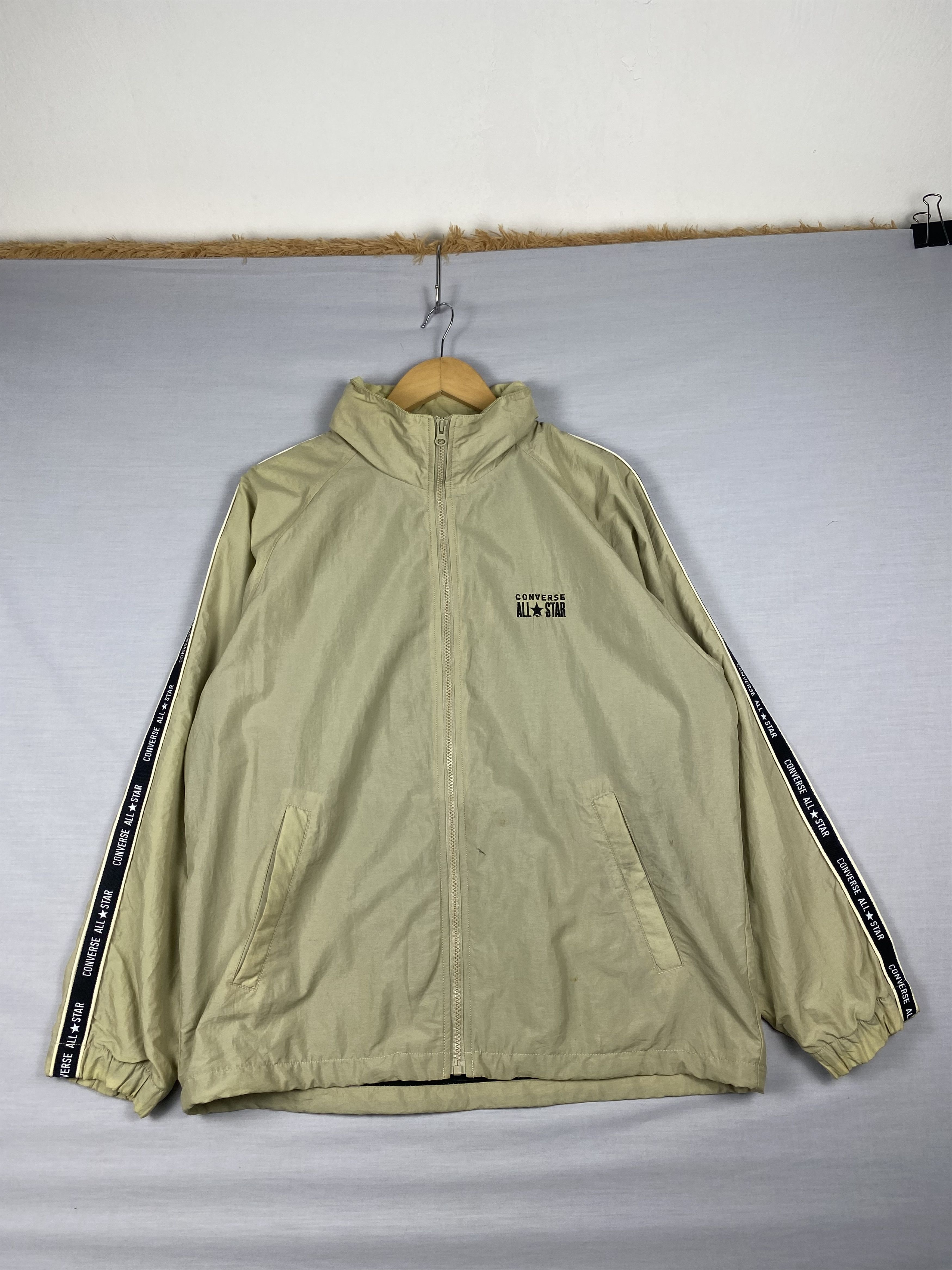Converse Vintage Converse All Star Zip Up Light Jacket Size US L / EU 52-54 / 3 - 1 Thumbnail
