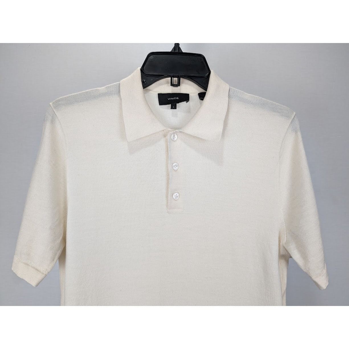 Vince o1rshd1 CC20 Polo Shirt in Cream Size US S / EU 44-46 / 1 - 4 Thumbnail