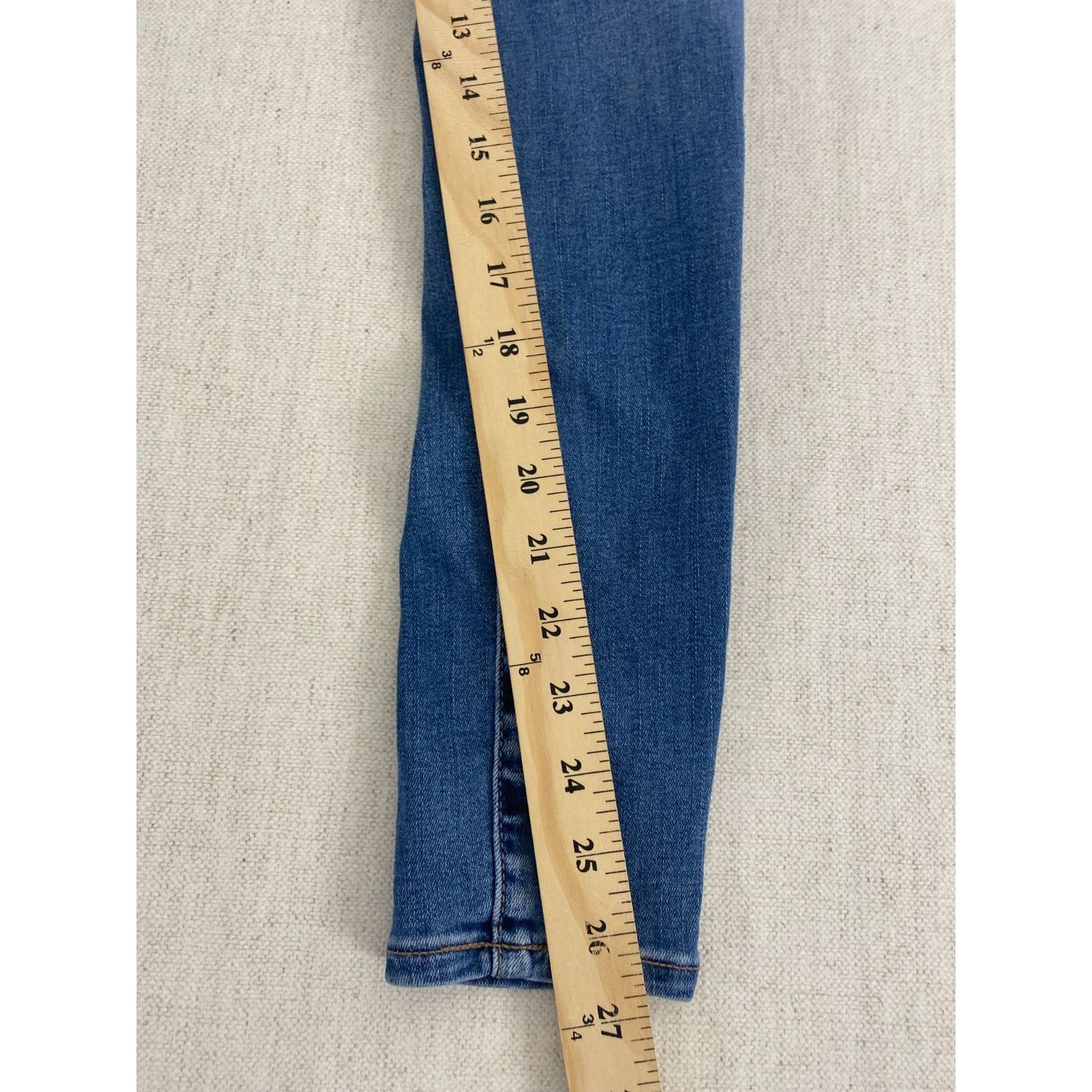 American Eagle Outfitters American Eagle Jeans Womens 2 Blue Denim Stretch Skinny Size 26" / US 2 / IT 38 - 3 Thumbnail