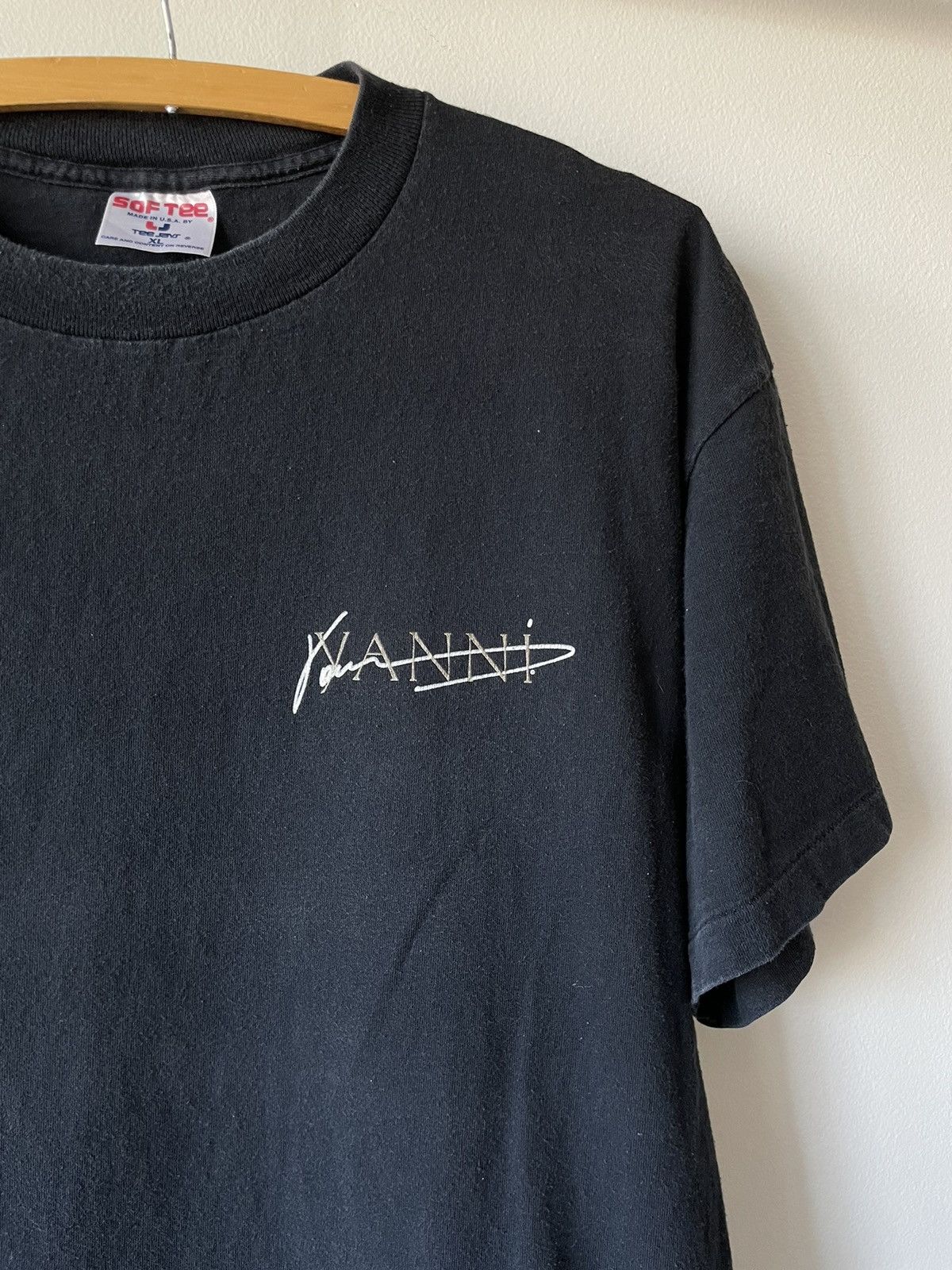 Band Tees Vintage 90s Yanni Local Crew tee Size US XL / EU 56 / 4 - 2 Thumbnail