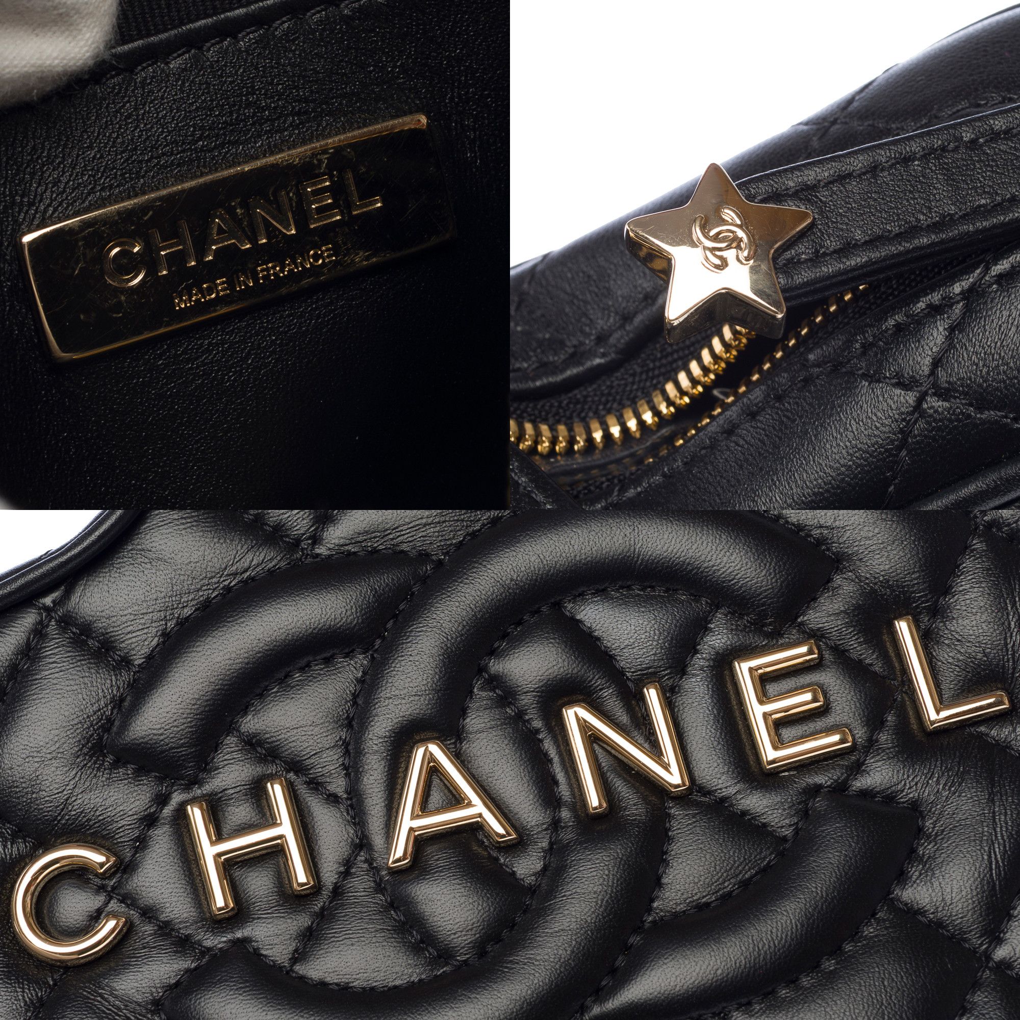 Chanel Chanel Star in Black Leather Size ONE SIZE - 7 Thumbnail