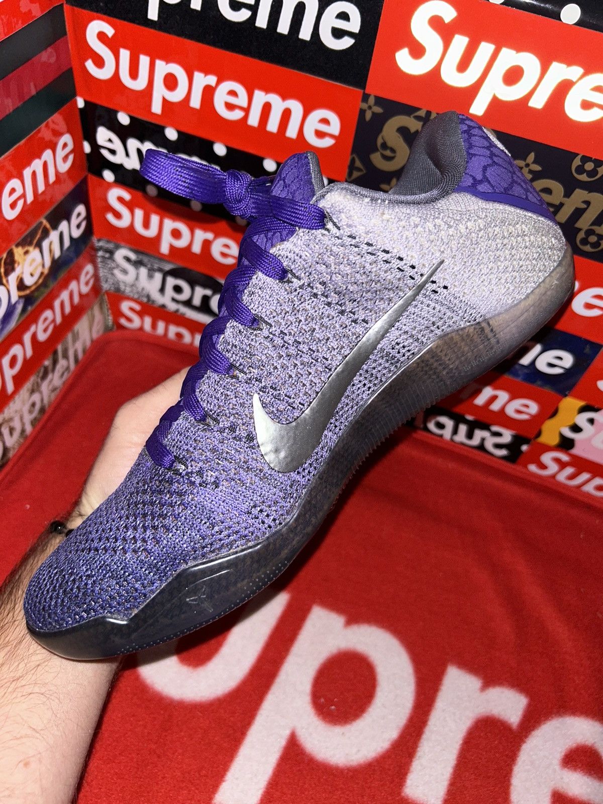 Nike NEW Nike Kobe 11 XI Elite Low nikeID 843385-991 size 8 NEW Size US 8 / EU 41 - 9 Thumbnail