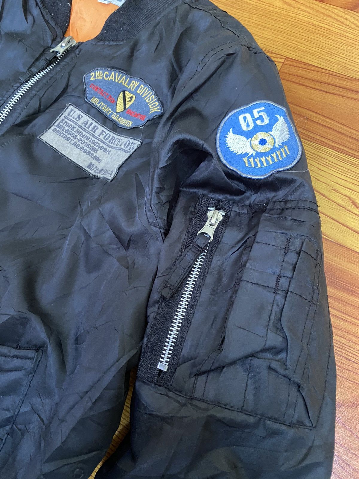 Vintage Us Air Force Bomber Flight Jacket Size US L / EU 52-54 / 3 - 5 Thumbnail