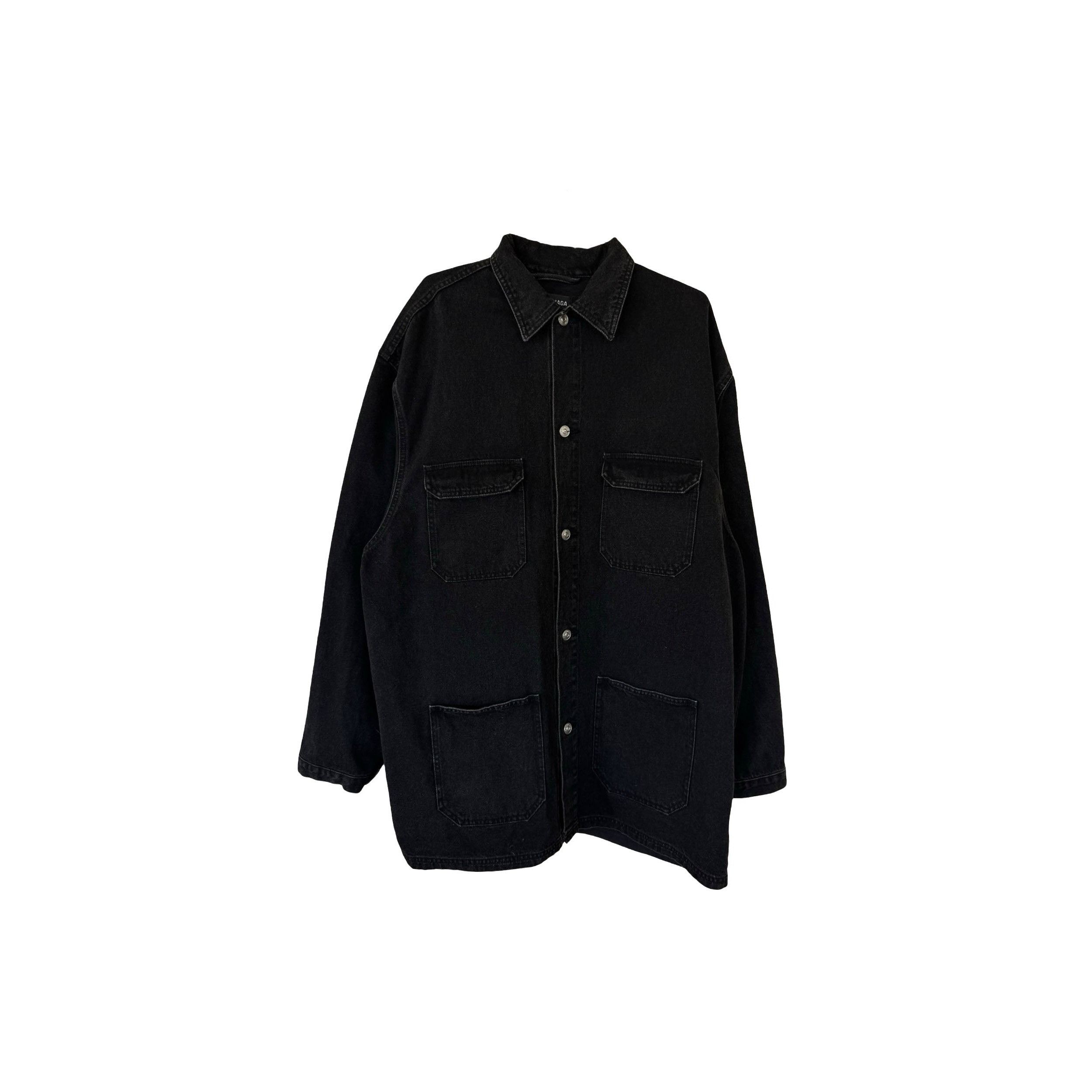 Balenciaga Balenciaga Feel Fine 1969 Denim Trench Size US XL / EU 56 / 4 - 2 Thumbnail